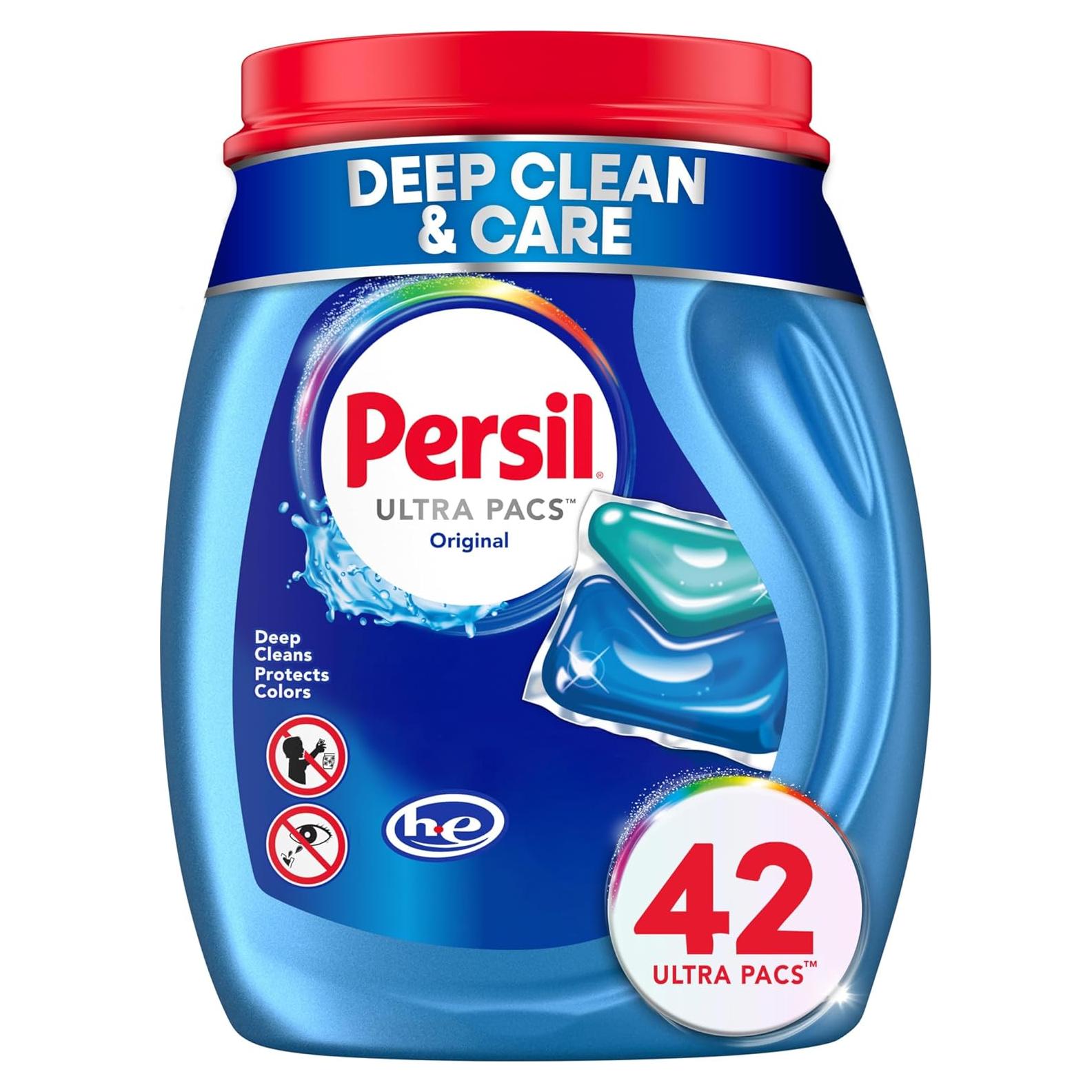 Detergente para Ropa Persil Ultra Pacs Original 42 Unidades