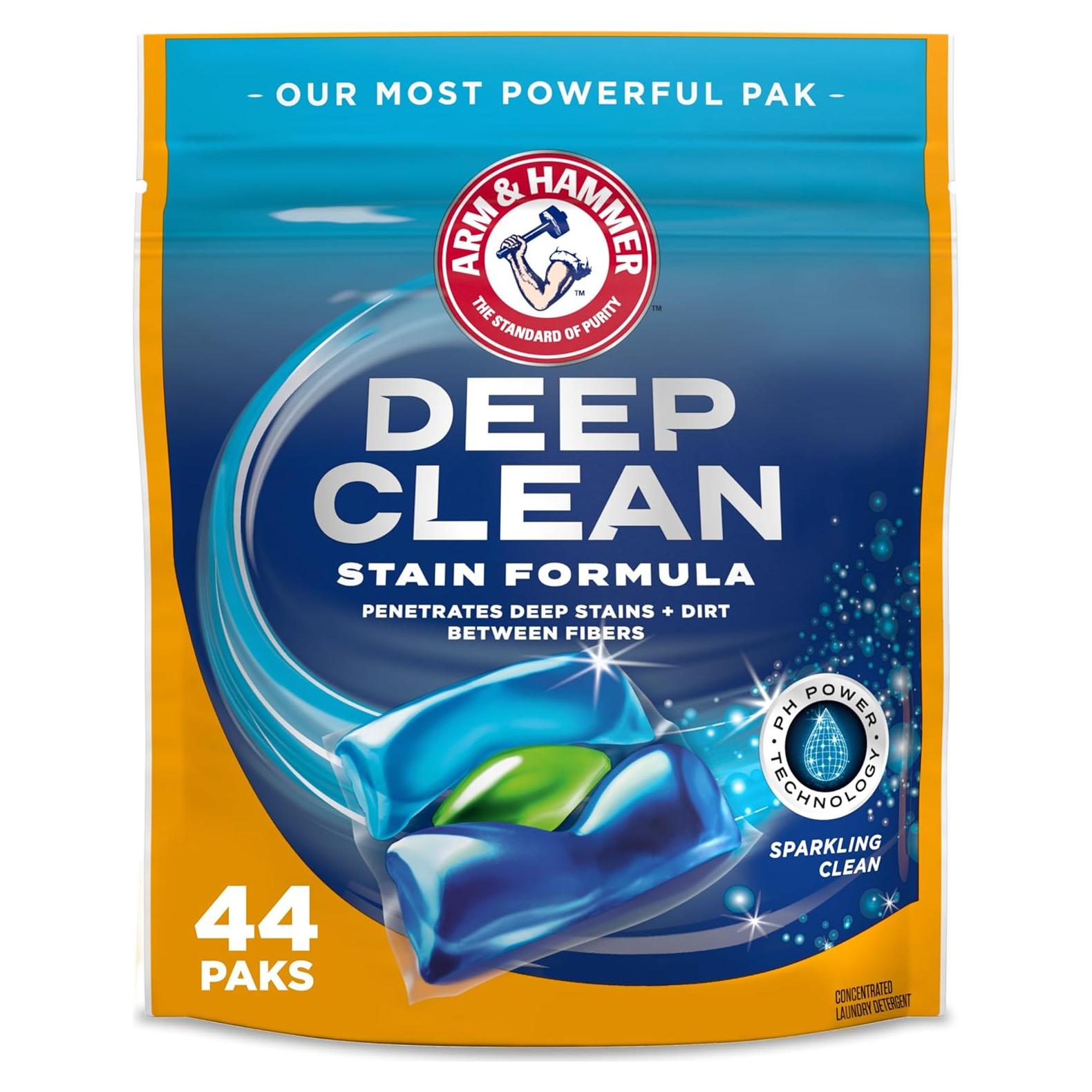 Detergente para Ropa ARM & HAMMER Power Paks 44 Cargas
