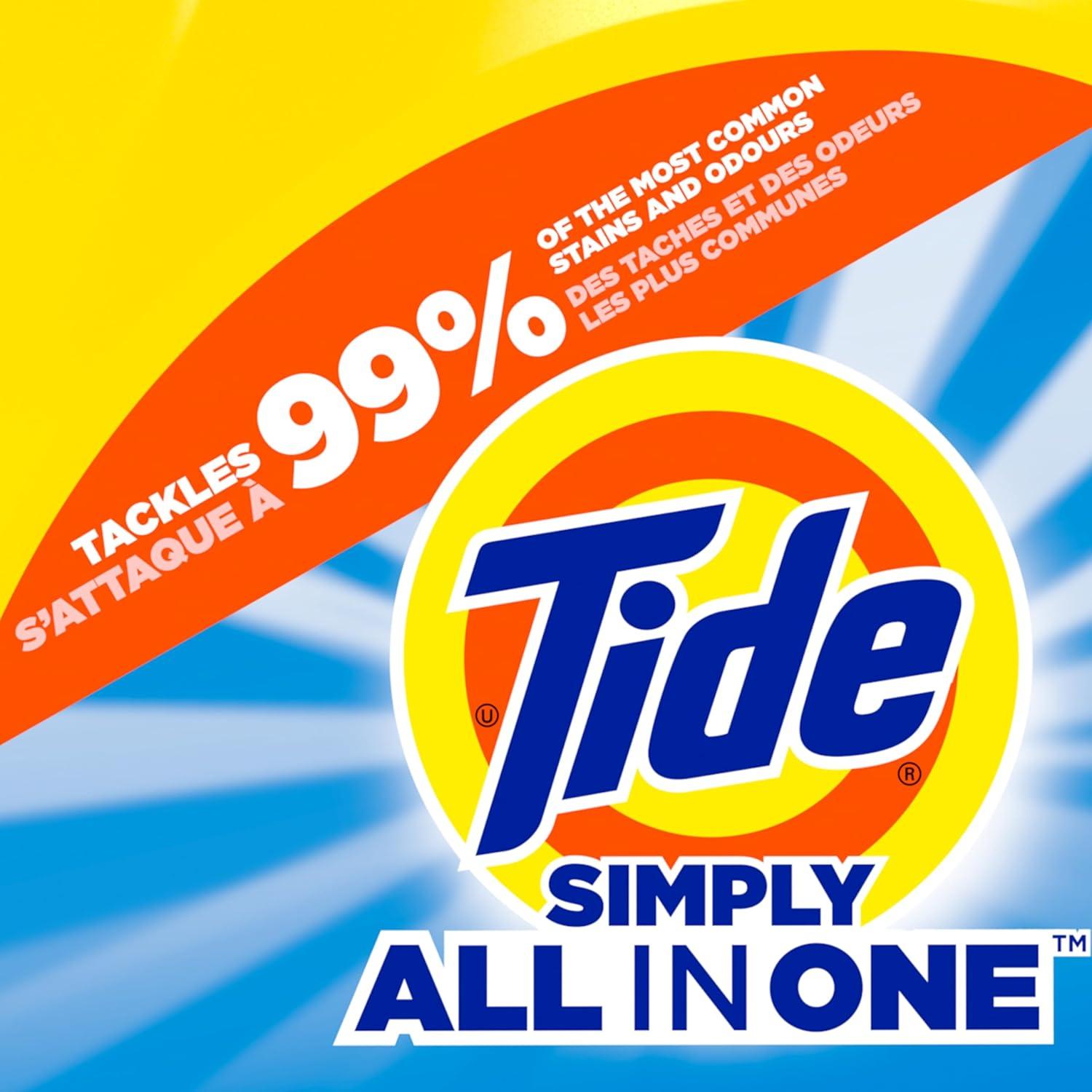 Detergente Líquido Tide Simply 4.76L Brisa Refrescante 128 Lavados