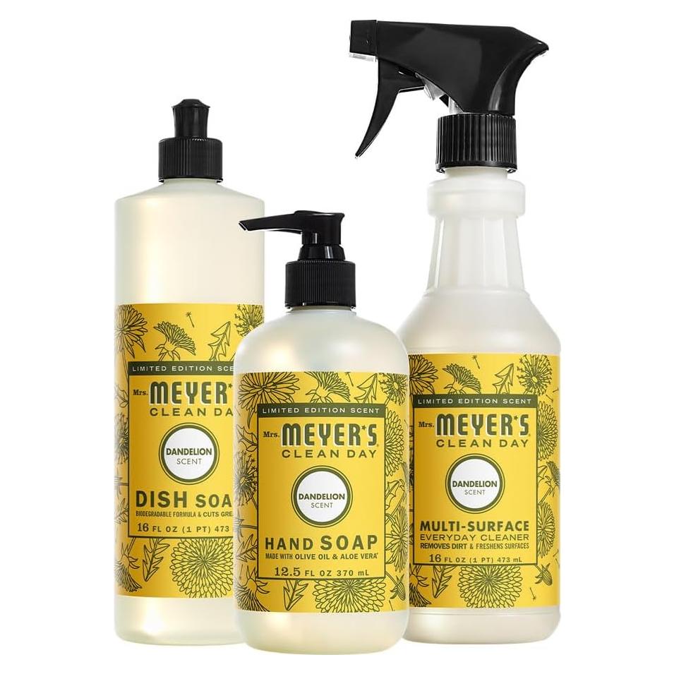 Set de Regalo de Limpieza de Cocina Mrs. Meyer's 3 Piezas