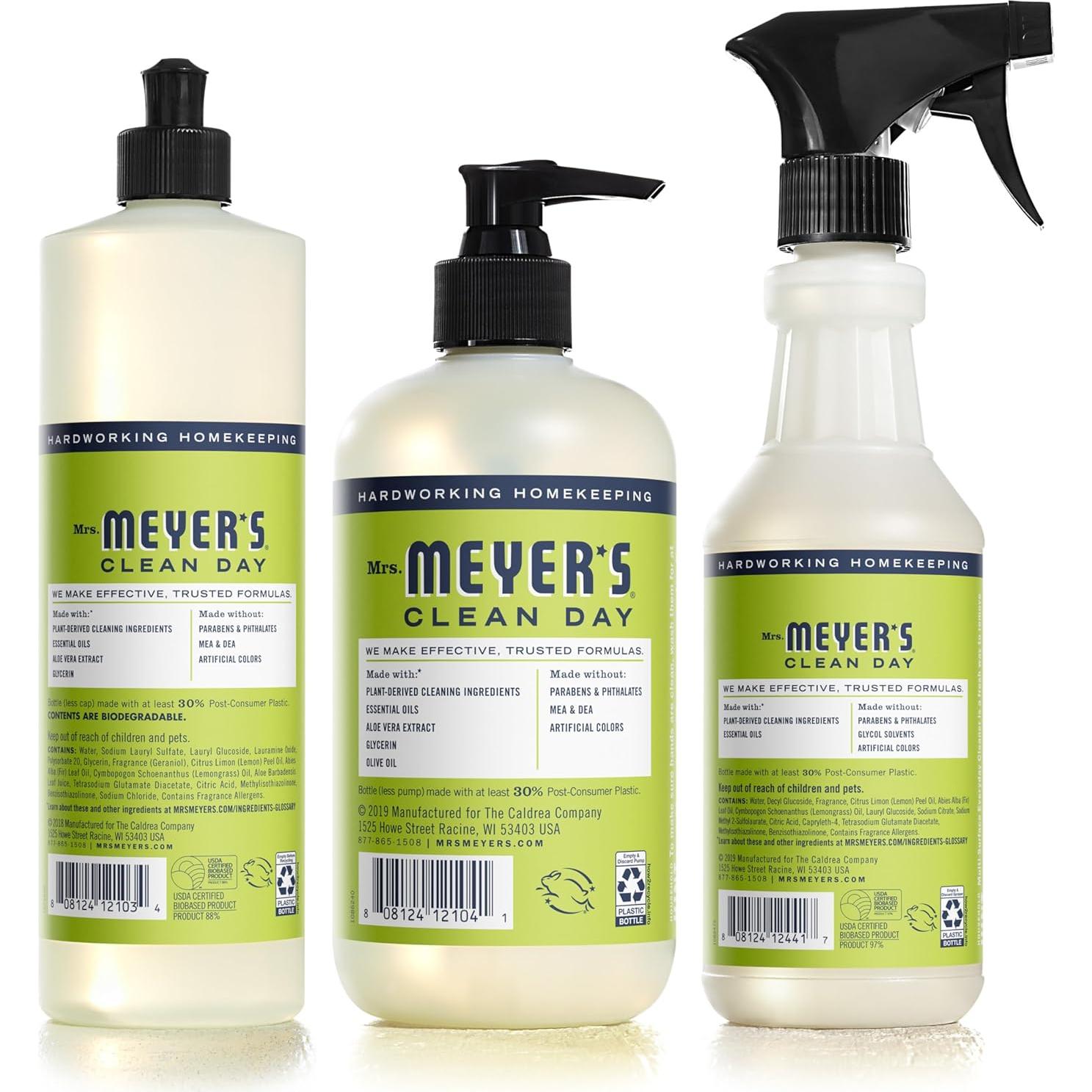 Set de Cocina Mrs. Meyer's Clean Day - Jabón y Limpiador Verbena