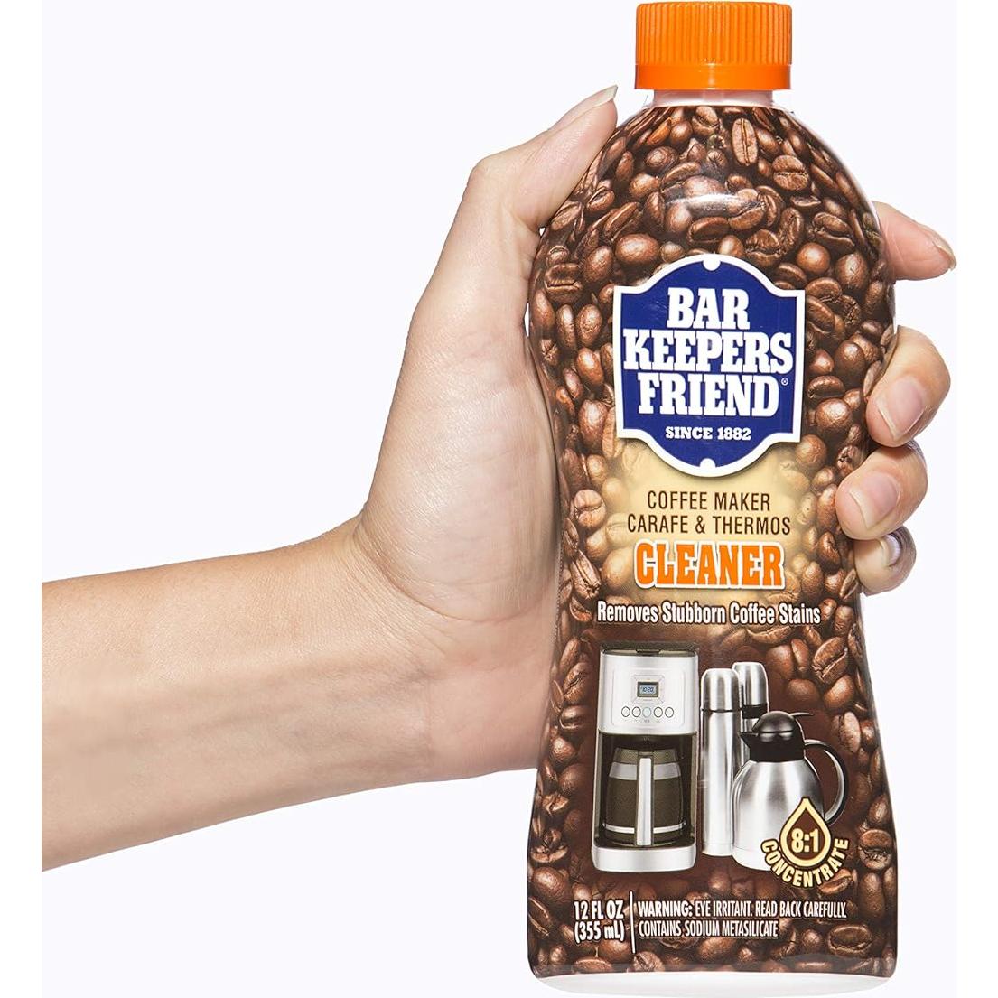 Limpiador de Cafeteras Bar Keepers Friend 355ml - Elimina Residuos