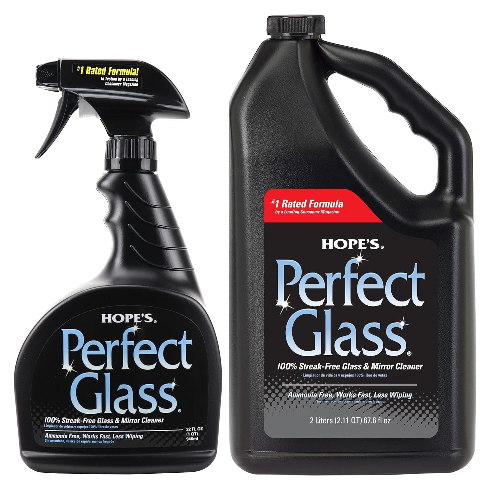 Limpiador de Vidrios Perfecto HOPE'S 32 Oz + Recarga 2 L