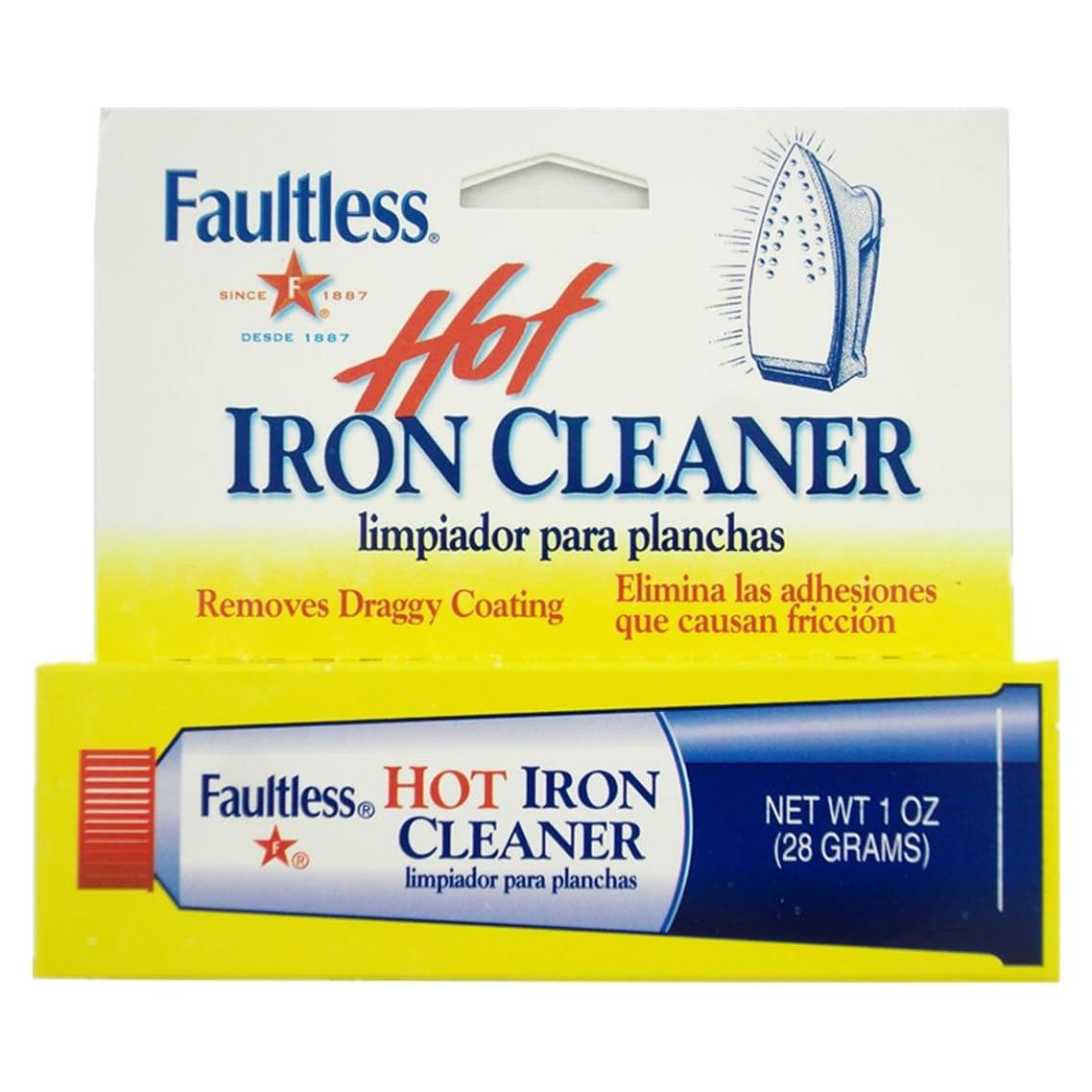 Limpiador de Plancha Caliente Faultless 28g - Eficaz y No Tóxico