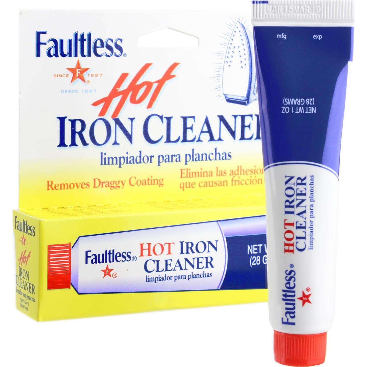 Limpiador de Plancha Caliente Faultless 28g - Eficaz y No Tóxico