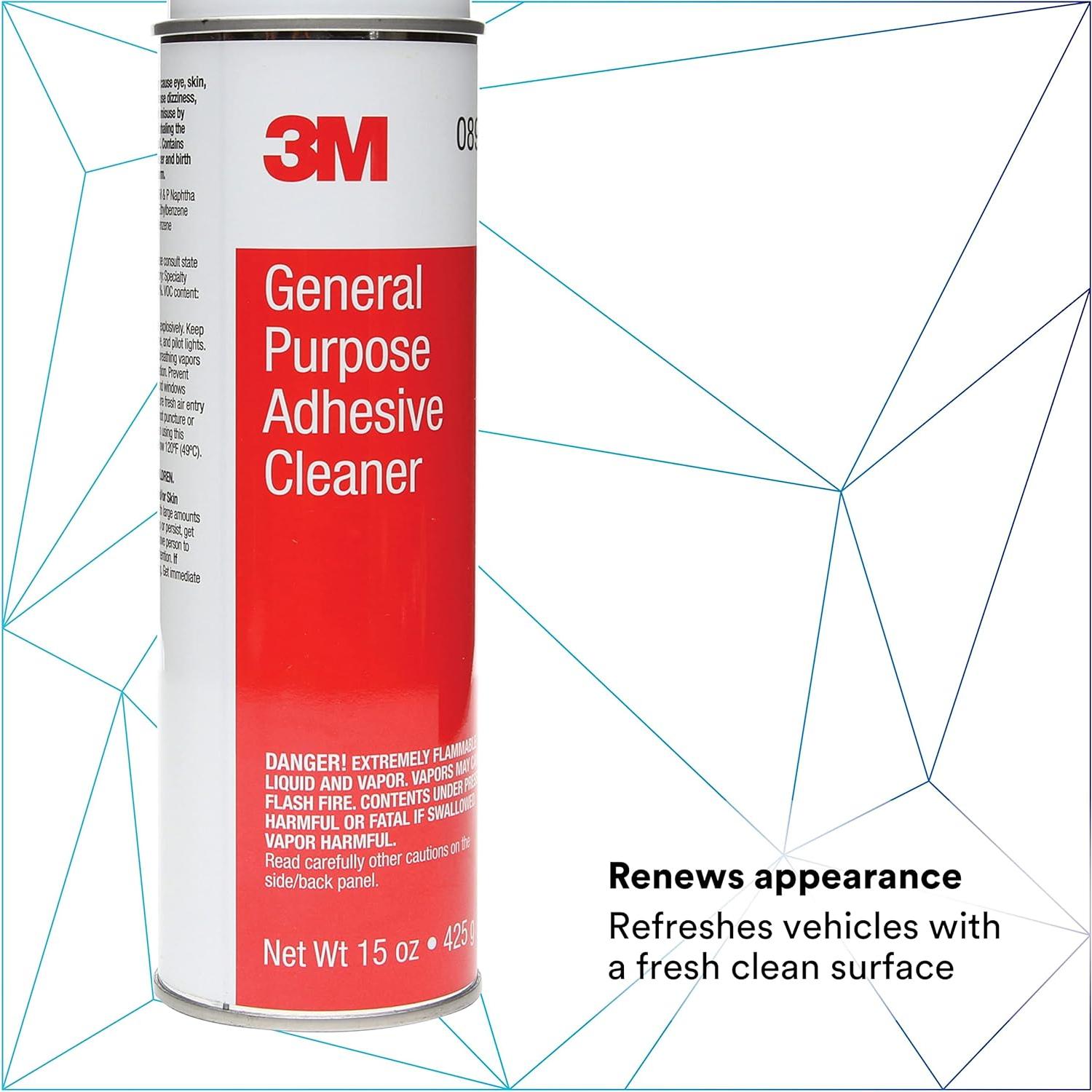 Limpiador de Adhesivo 3M 443.6 ml - Suave con Pintura y Tela