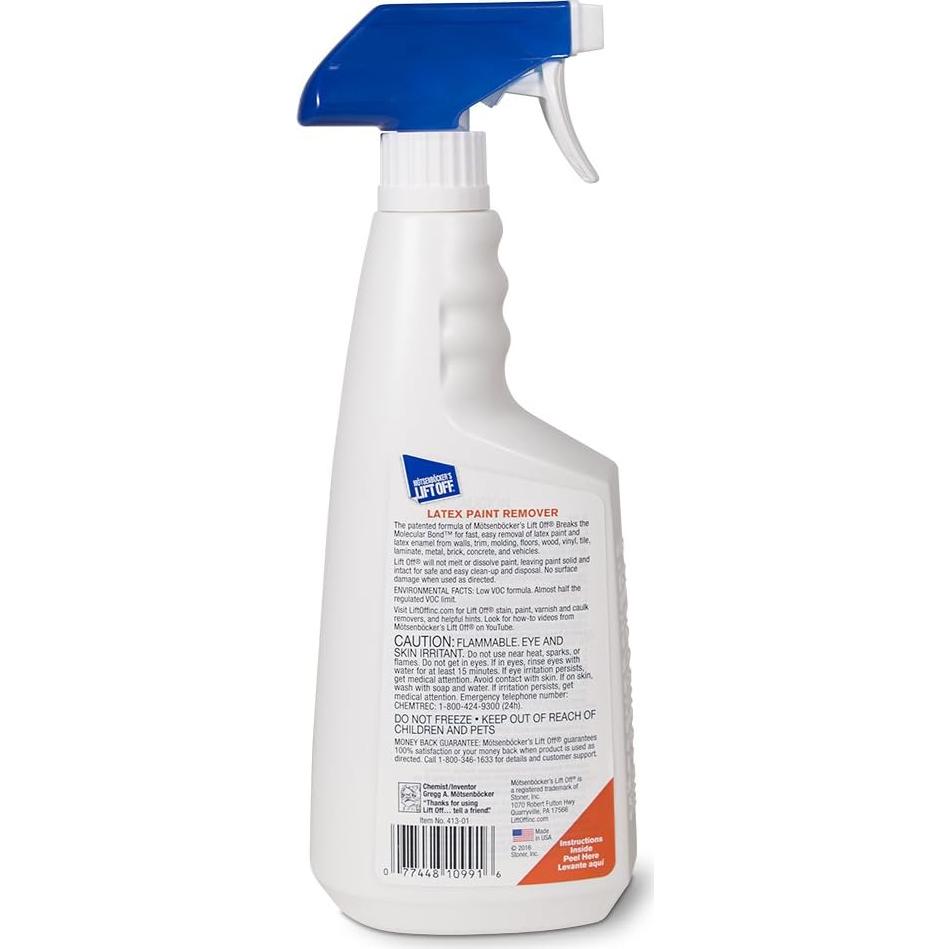 Removedor de Pintura de Láttex Motsenbocker Lift Off 650 ml x 6