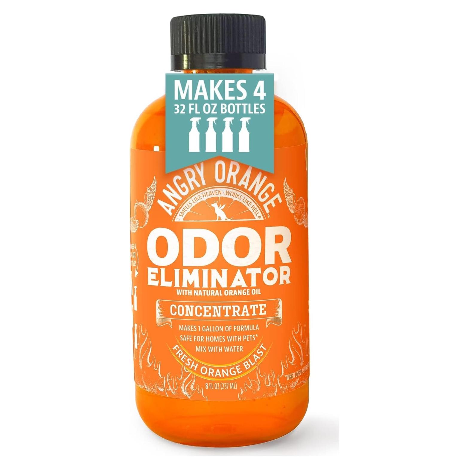 Eliminador de Olores de Mascotas Angry Orange 236ml - Aroma Cítricos