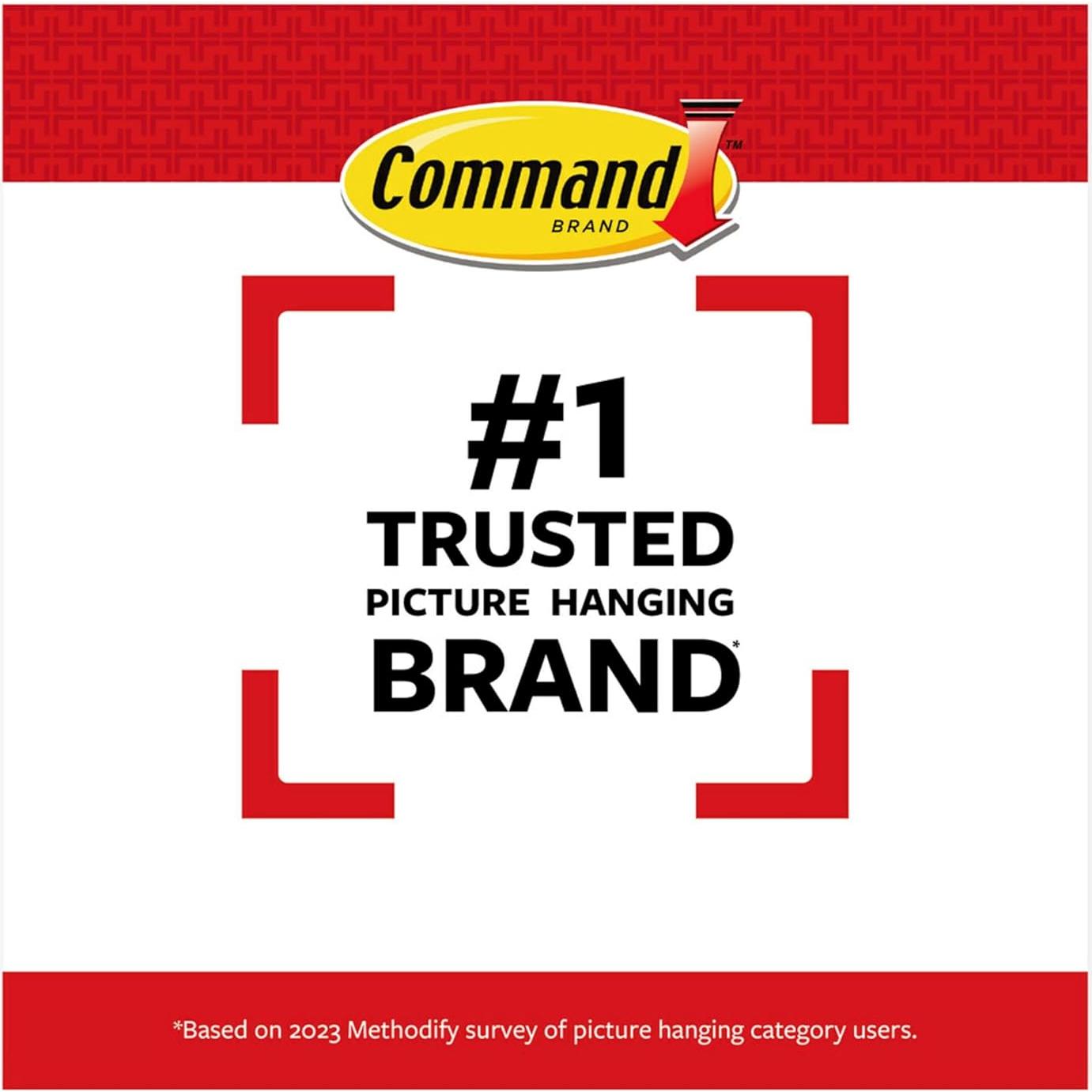 Tiradores Medianos Command para Colgar Cuadros 16 Pares
