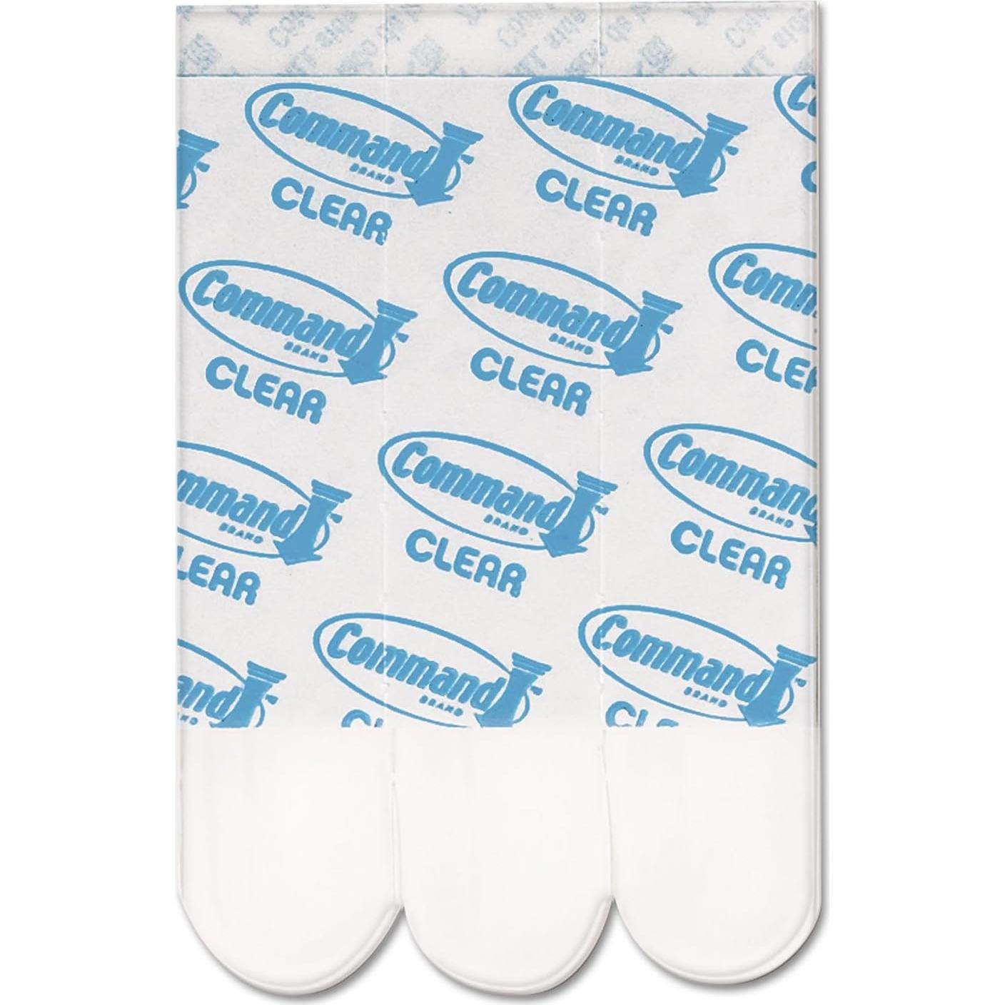 Tiras de recarga medianas 3M Command Clear - 9 unidades