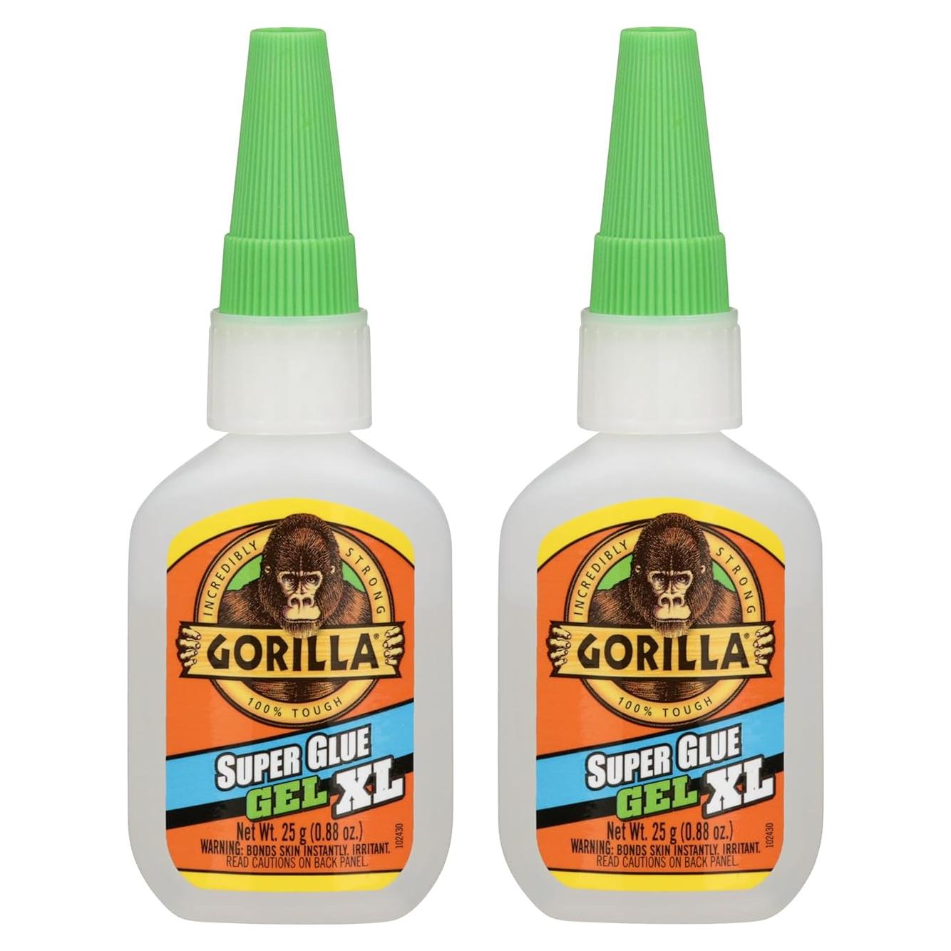 Gorilla Super Glue Gel XL 25g - Pegamento Transparente Multiusos