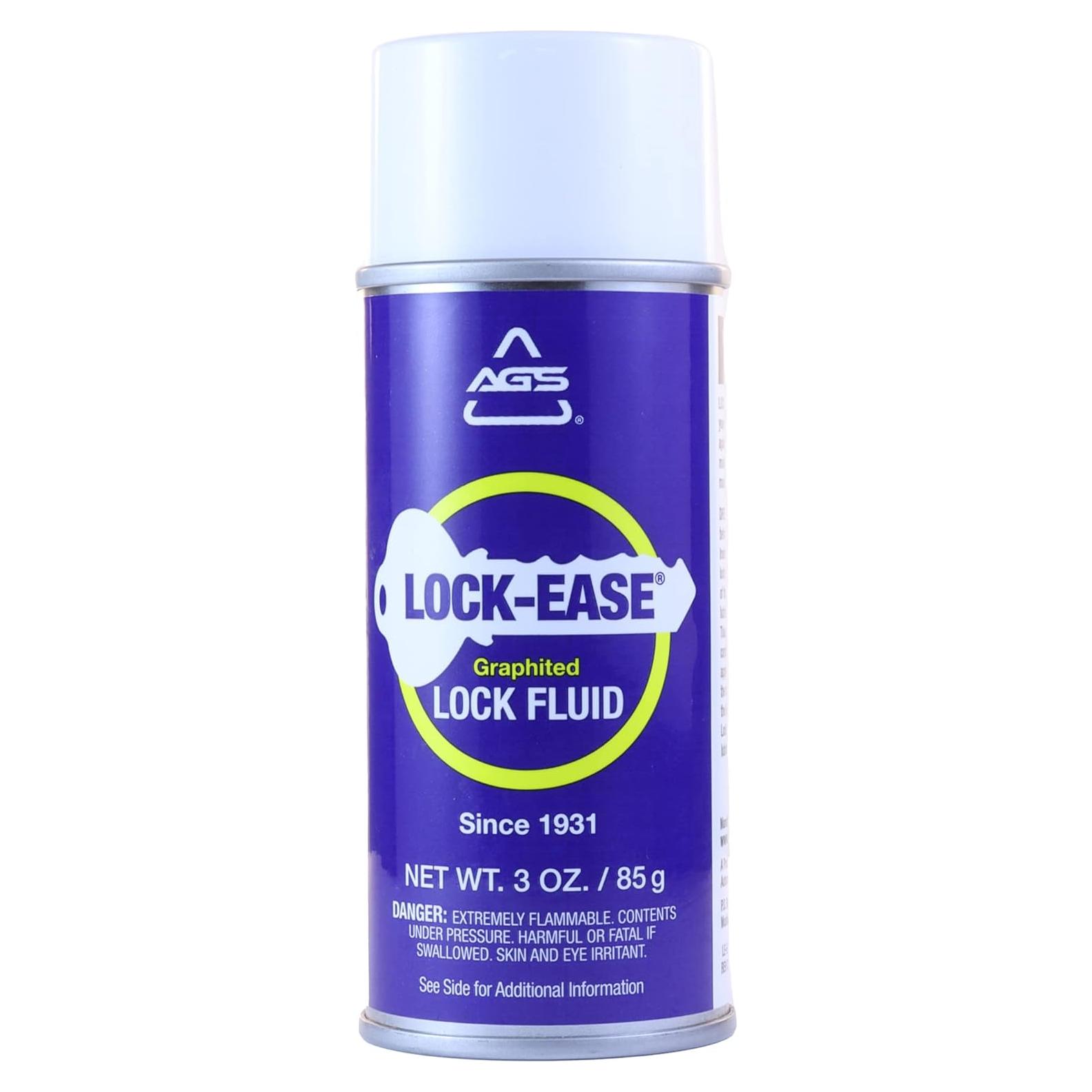 Lubricante para Cerraduras AGS Lock-Ease Grafito 85g Aerosol
