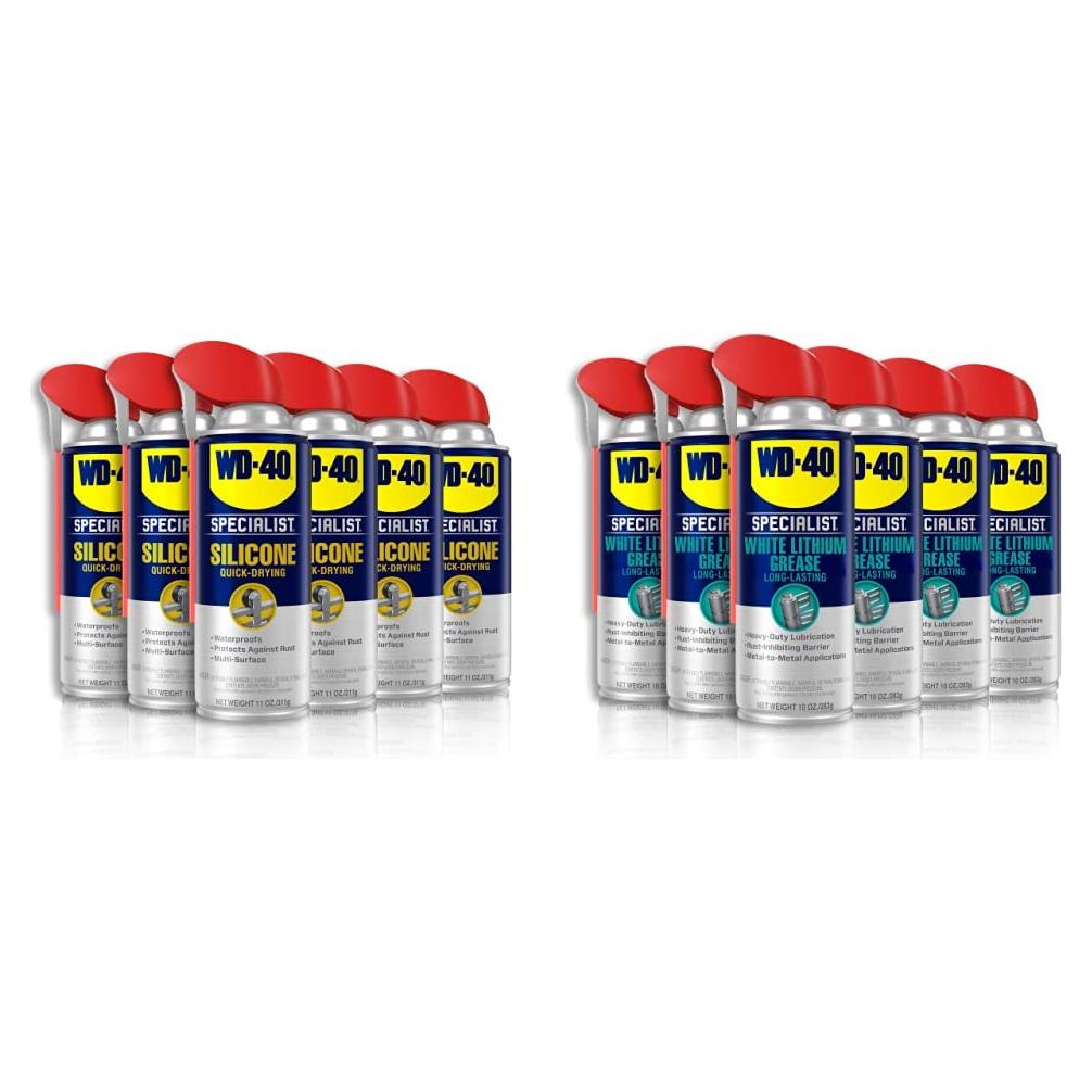 Lubricante de Silicona y Grasa de Litio WD-40 6-Pack