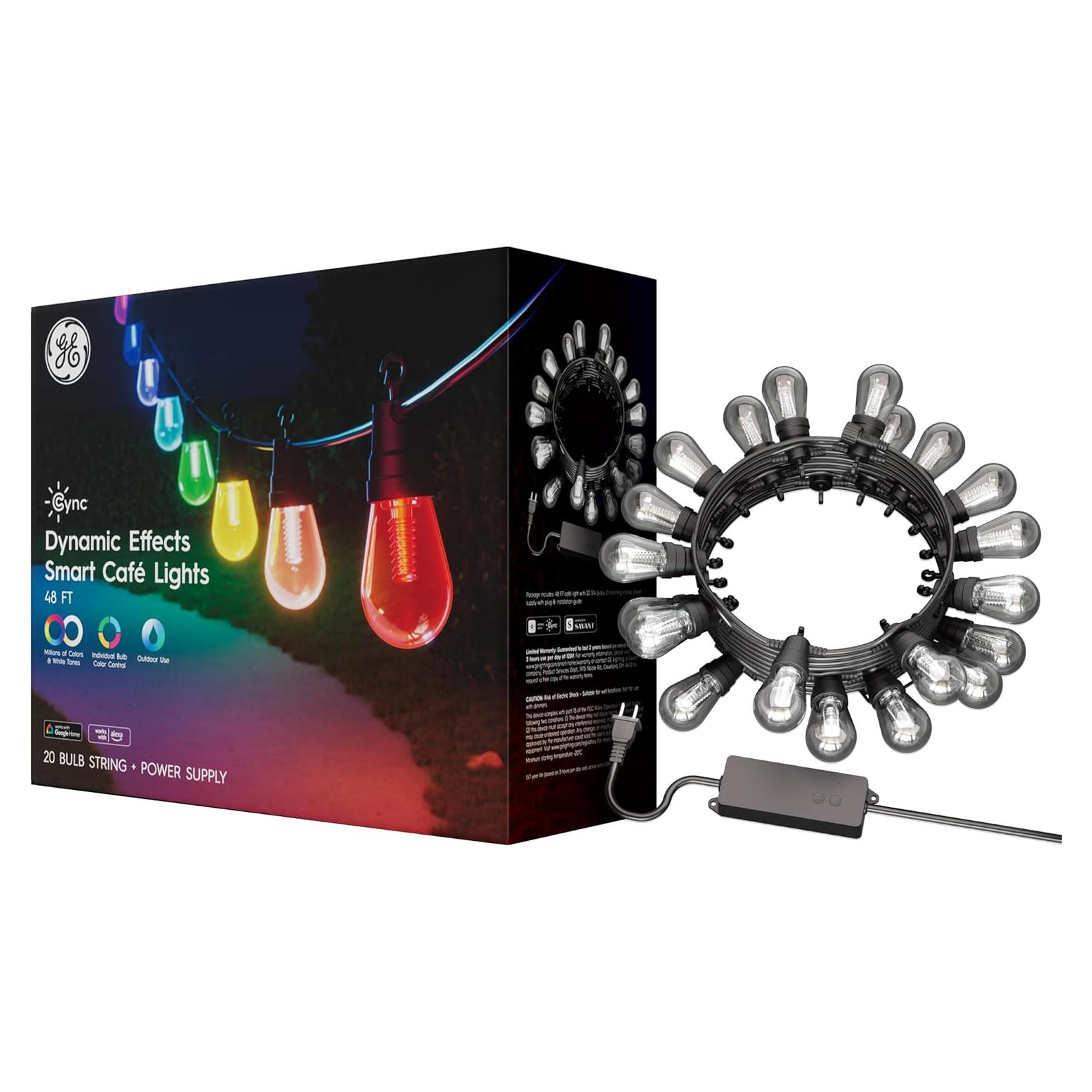 Luces de Cadena Inteligentes GE Cync 14.63m Multicolor