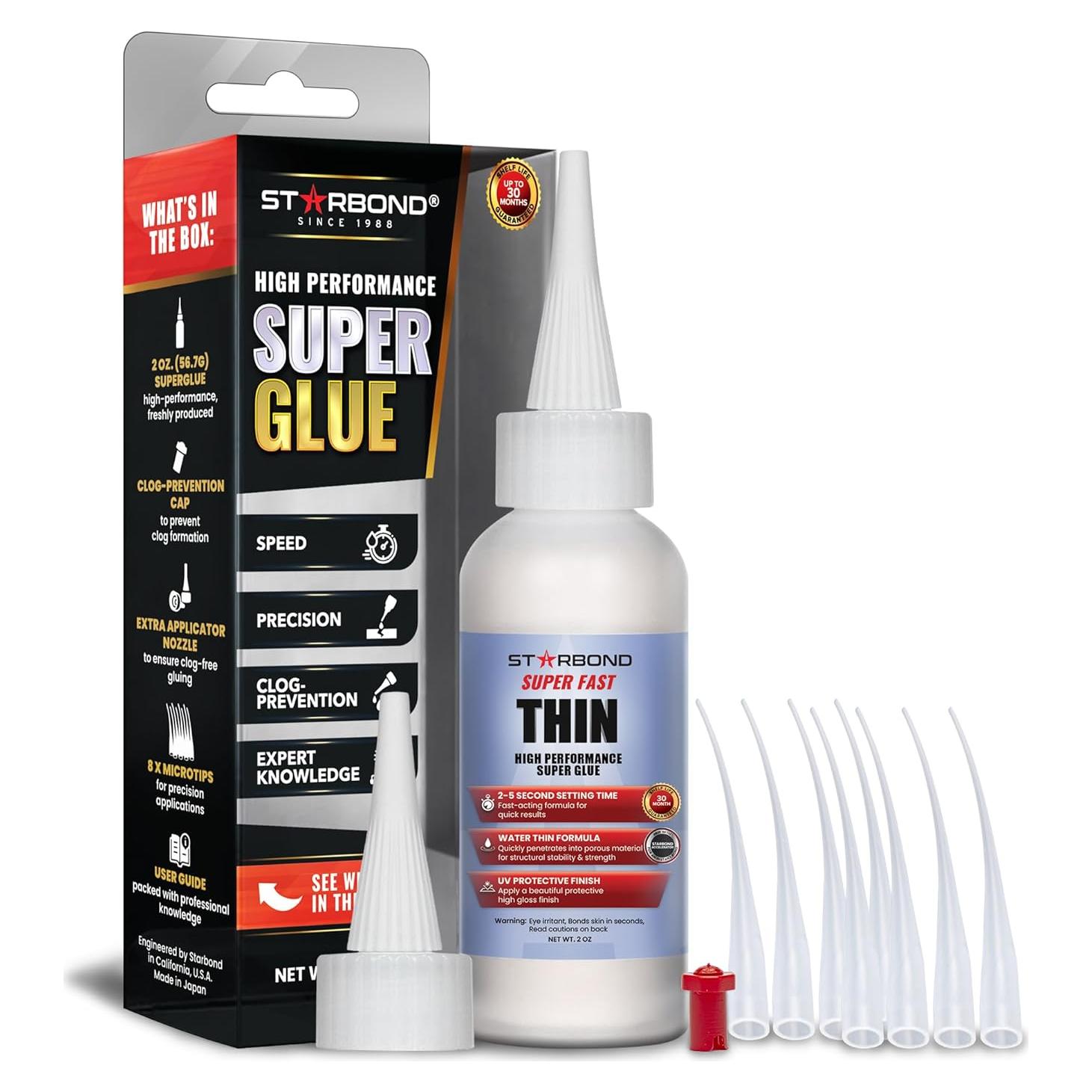 Adhesivo Instantáneo CA Starbond Super Rápido Delgado 56.7g