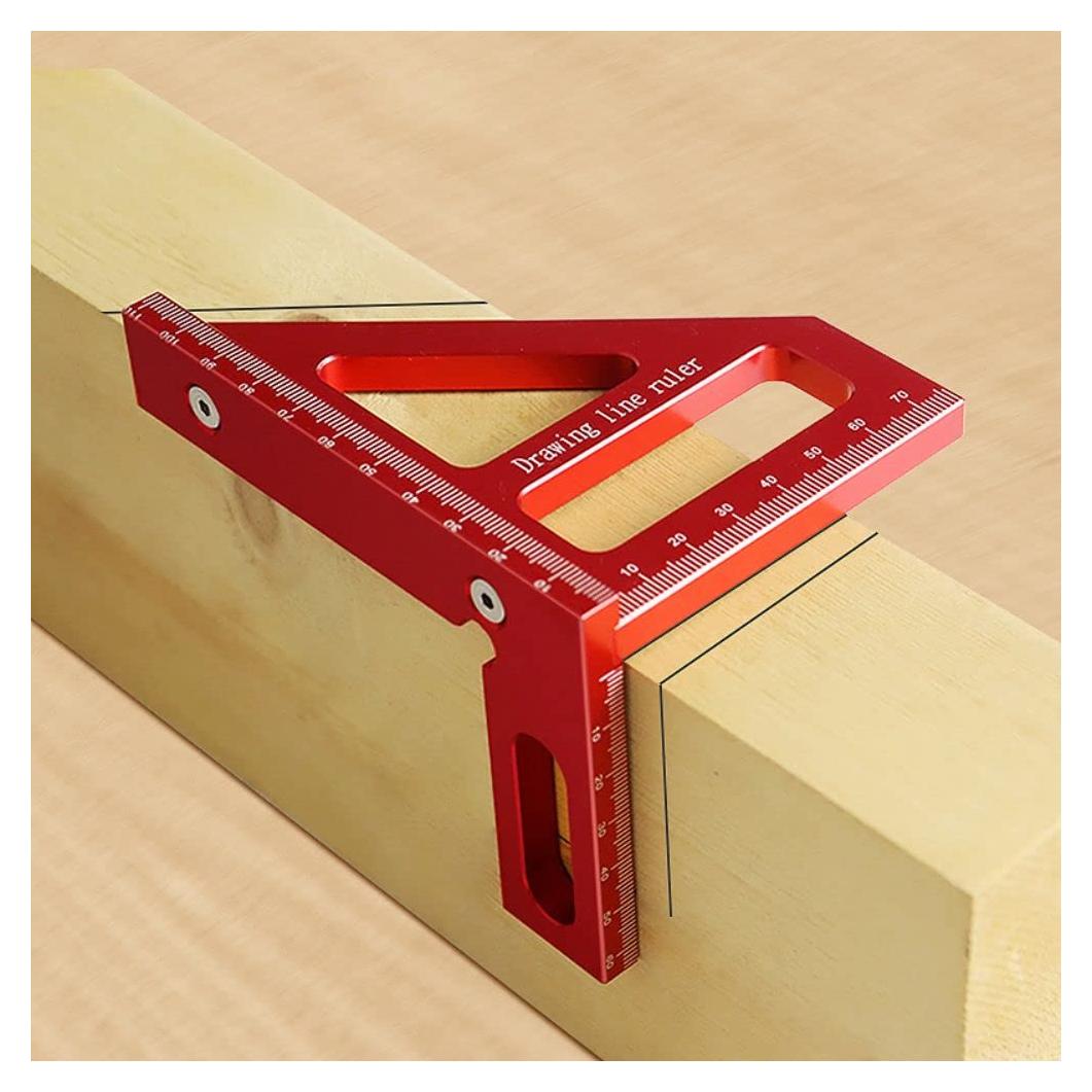 Regla de Medición Multi-Angulo KETIPED 11.1x8.5cm Aluminio