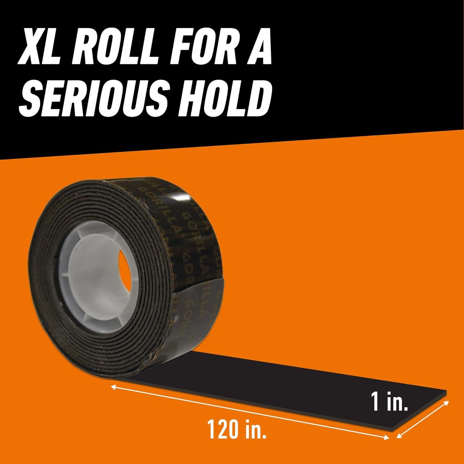 Cinta de Montaje Doble Cara Gorilla 1" x 304.8 cm Resistente