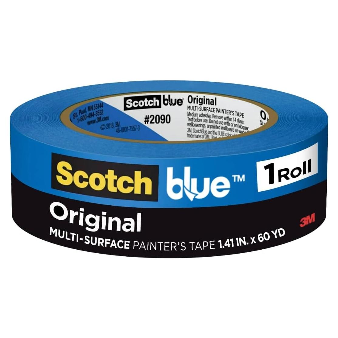 Cinta de Pintura Multi-Superficie ScotchBlue 1.41" x 18.29m Azul