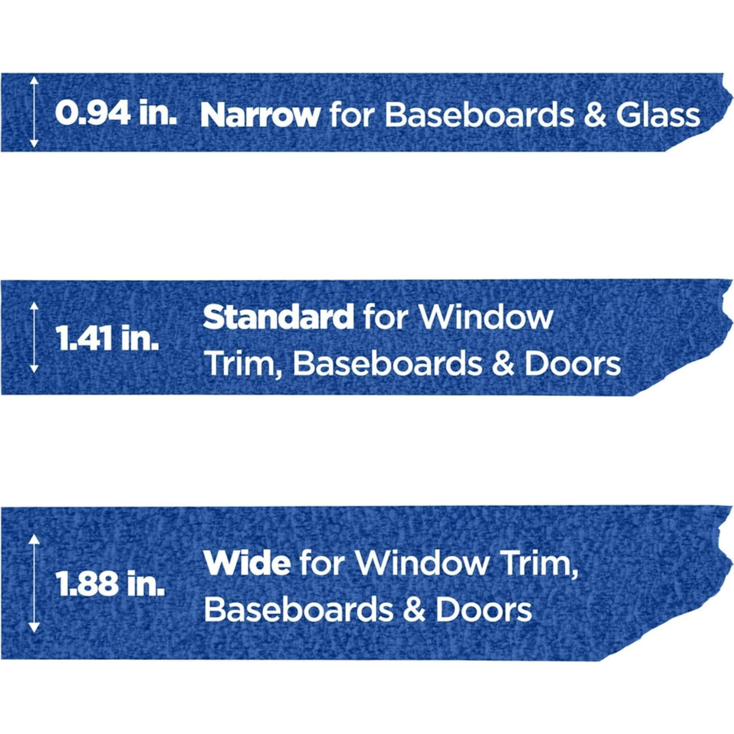 Cinta de Pintor ScotchBlue 1.88 cm x 54.86 m, 12 Rollos, Azul