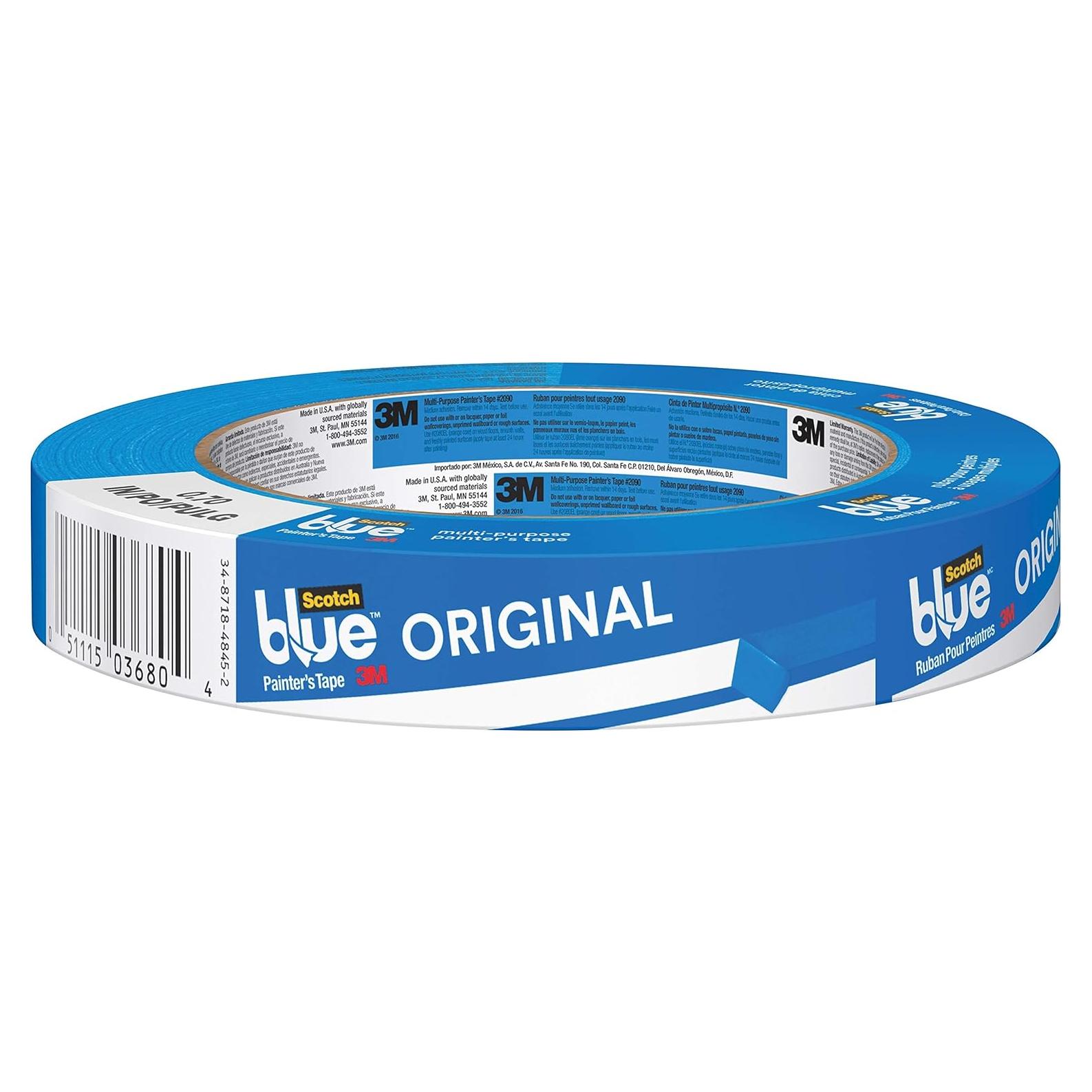 Cinta de Enmascarar 3M Scotch-Blue 2090 54.86m x 1.905cm Azul