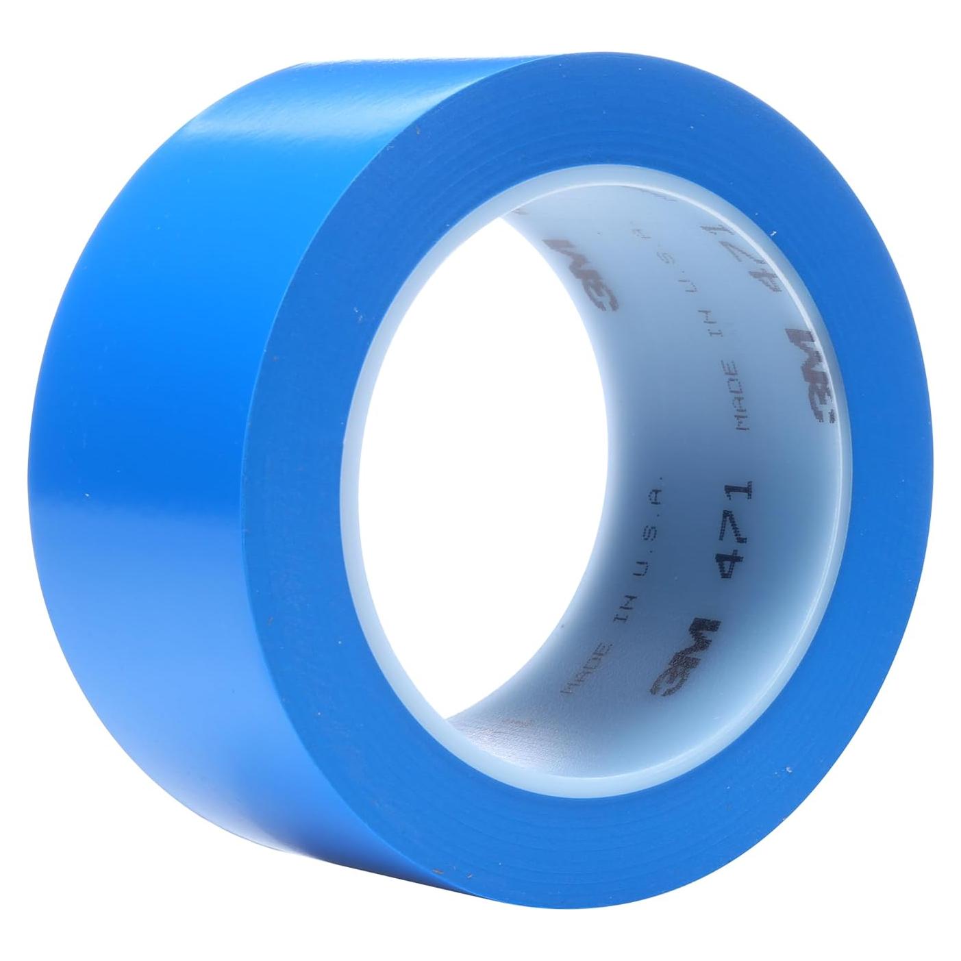 Cinta de Vinilo 3M 471 Azul 5 cm x 32.9 m Resistente