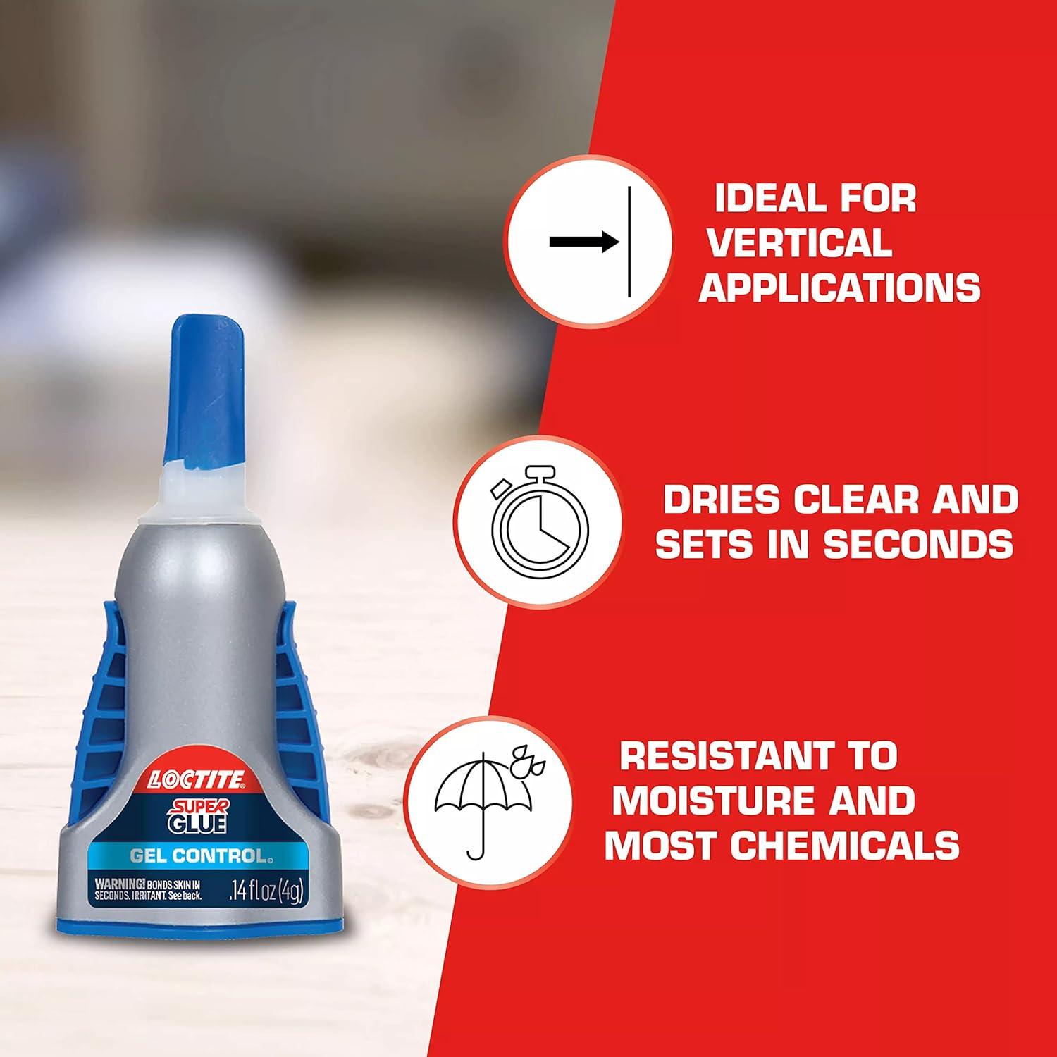 Loctite Super Glue Gel Control 20g - Pegamento Instantáneo Transparente