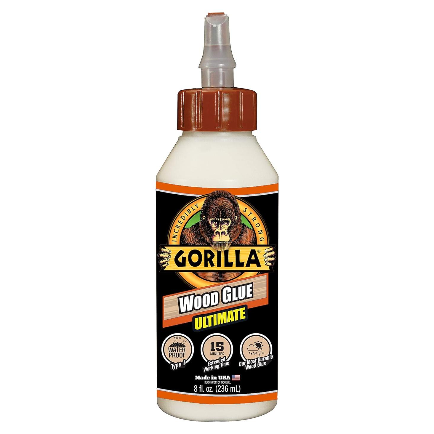 Pegamento para Madera Gorilla Ultimate 8 Onzas Impermeable