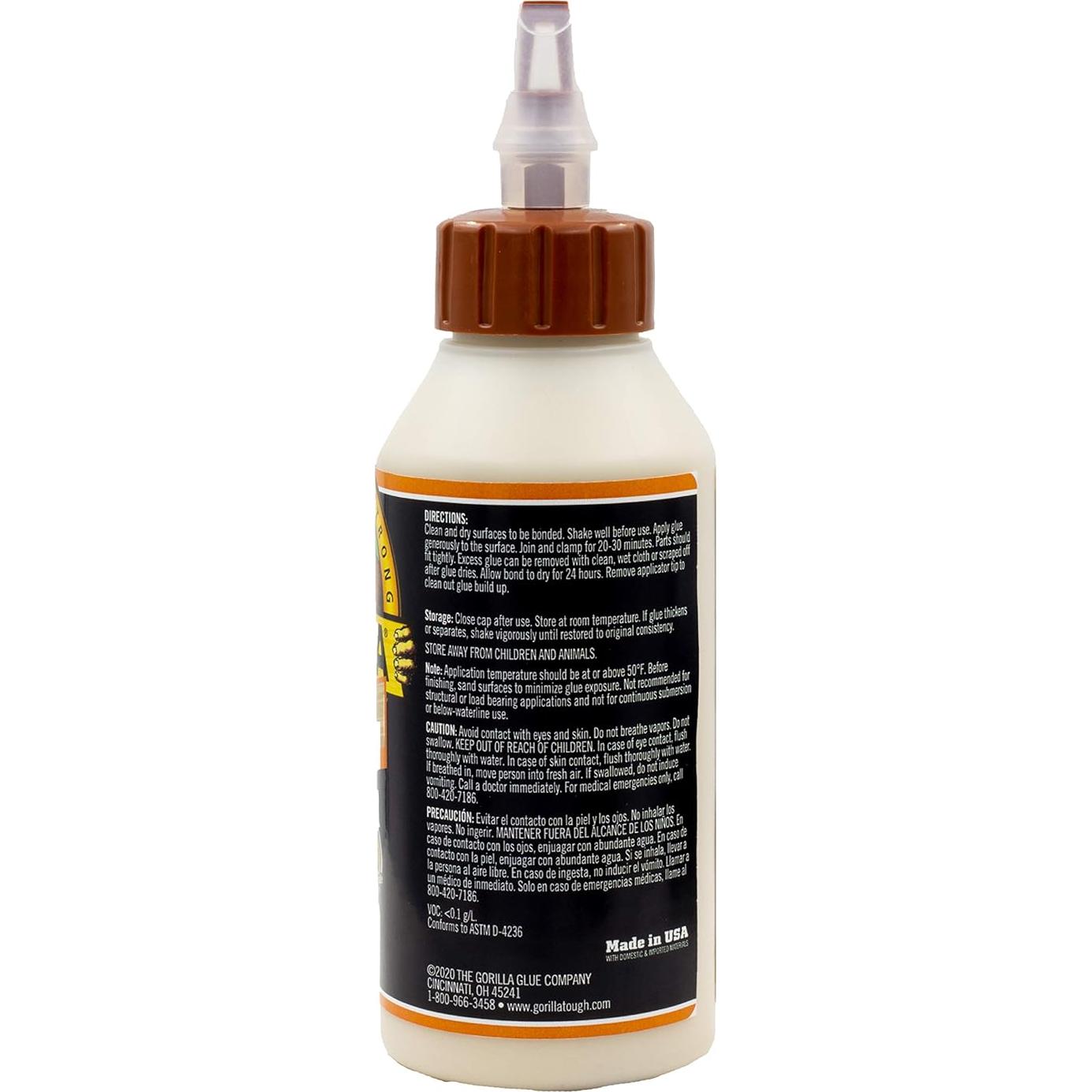 Pegamento para Madera Gorilla Ultimate 8 Onzas Impermeable