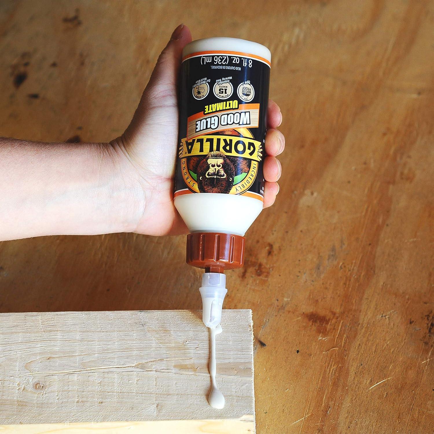 Pegamento para Madera Gorilla Ultimate 8 Onzas Impermeable