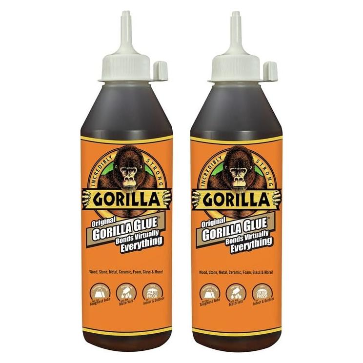 Pegamento Poliuretano Impermeable Gorilla 532ml - Paquete de 2