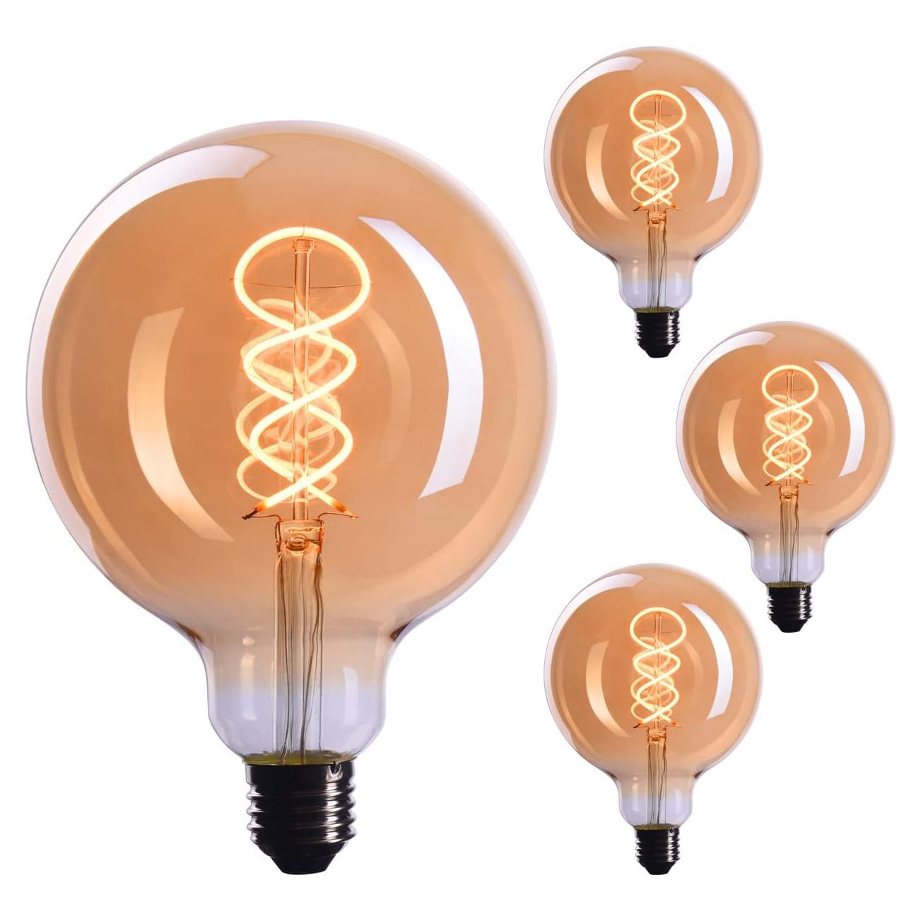 Bombilla Edison Regulable Crown LED E26 5W 2200K 372 Lúmenes