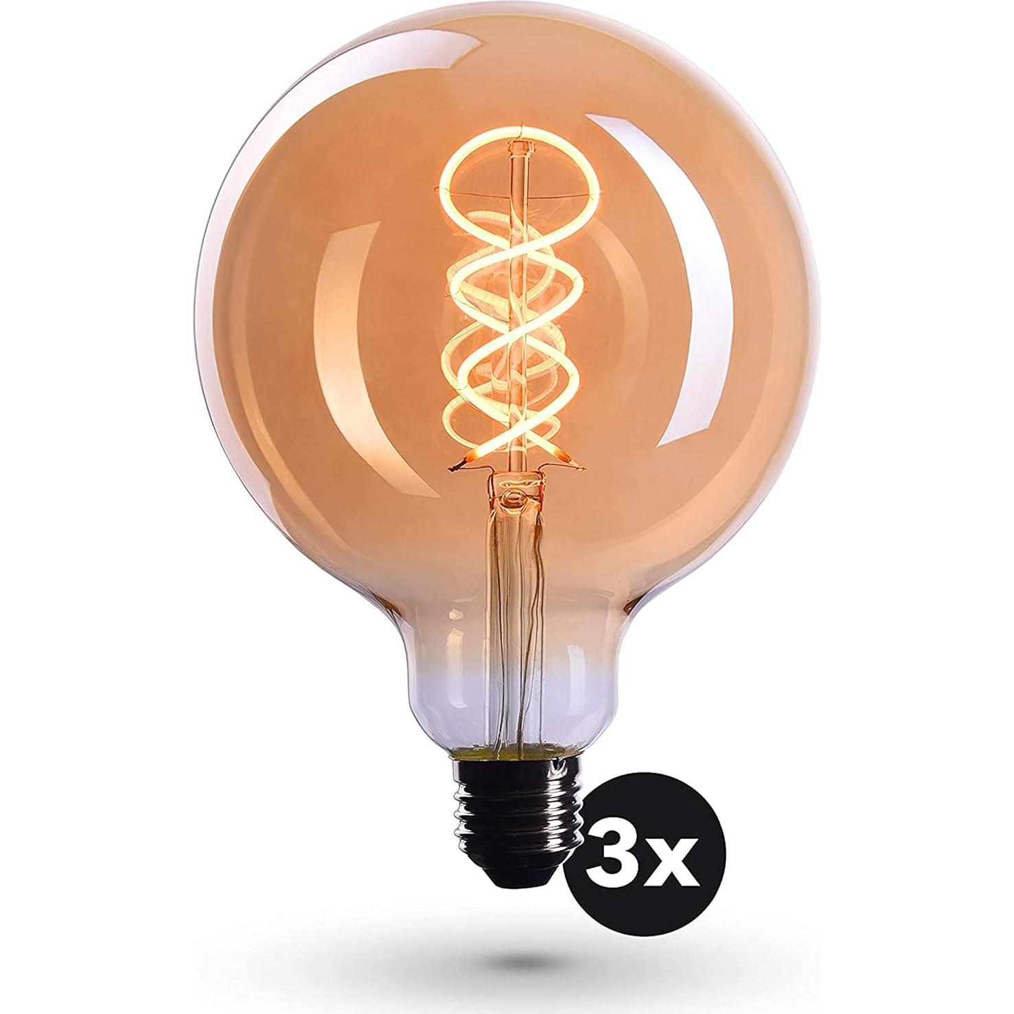 Bombilla Edison Regulable Crown LED E26 5W 2200K 372 Lúmenes