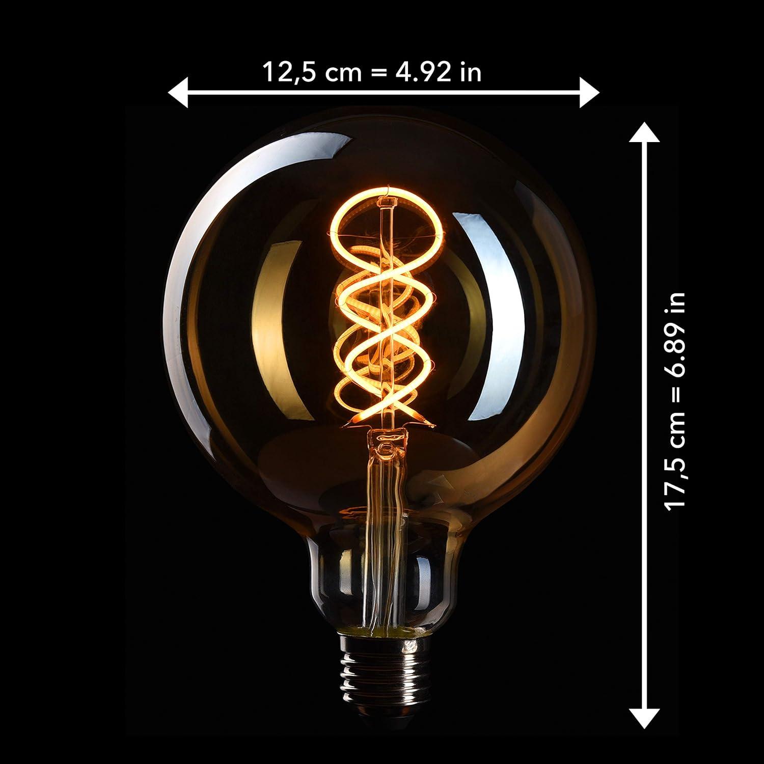 Bombilla Edison Regulable Crown LED E26 5W 2200K 372 Lúmenes