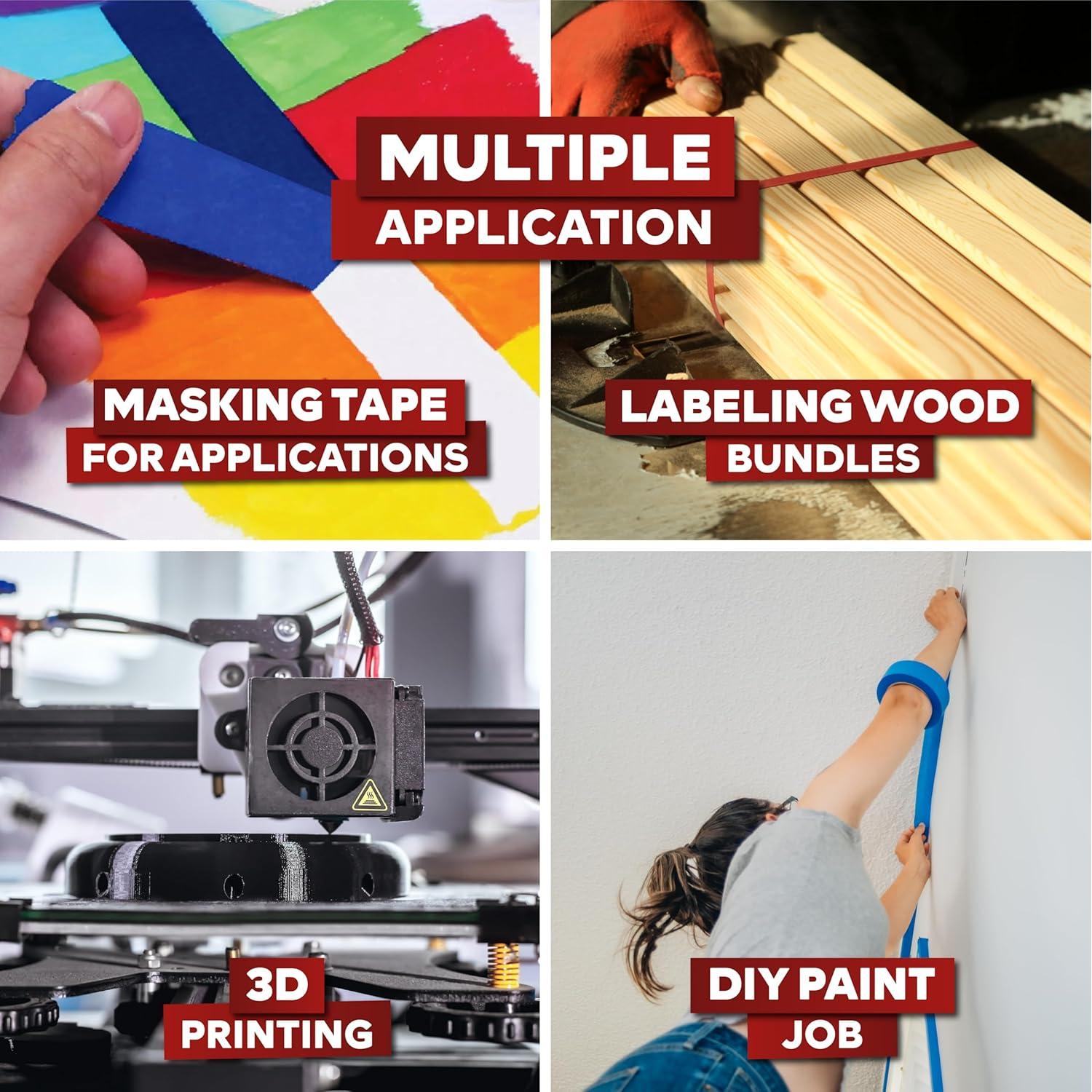 Cinta de Pintor Azul XFasten 1.88" x 1440 Metros - Paquete 24