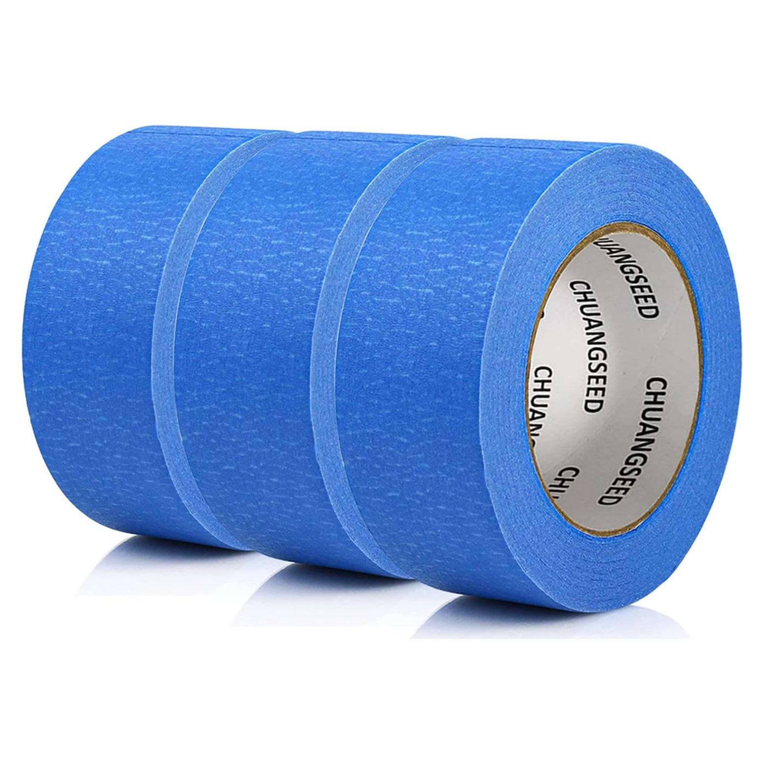Cinta de Pintor Azul CHUANGSEED 4.78 cm x 54.86 m 3-Pack