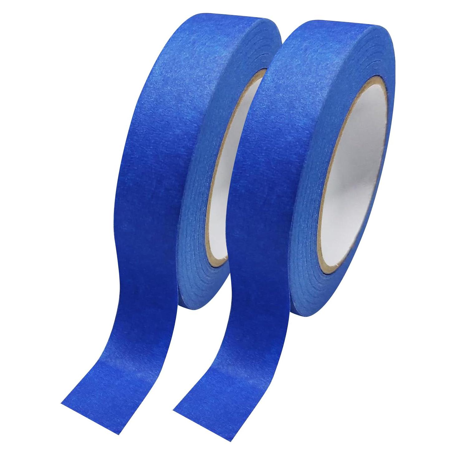Cinta de Pintura Azul 2 Rollos 2.5 cm x 50 m para Manualidades