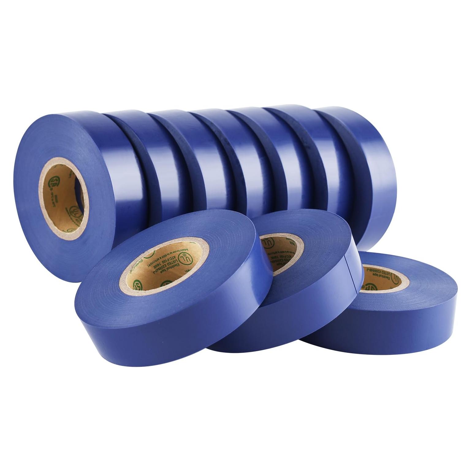 Cinta Eléctrica Azul Lichamp 10 Rollos 3/4" x 20.12 m