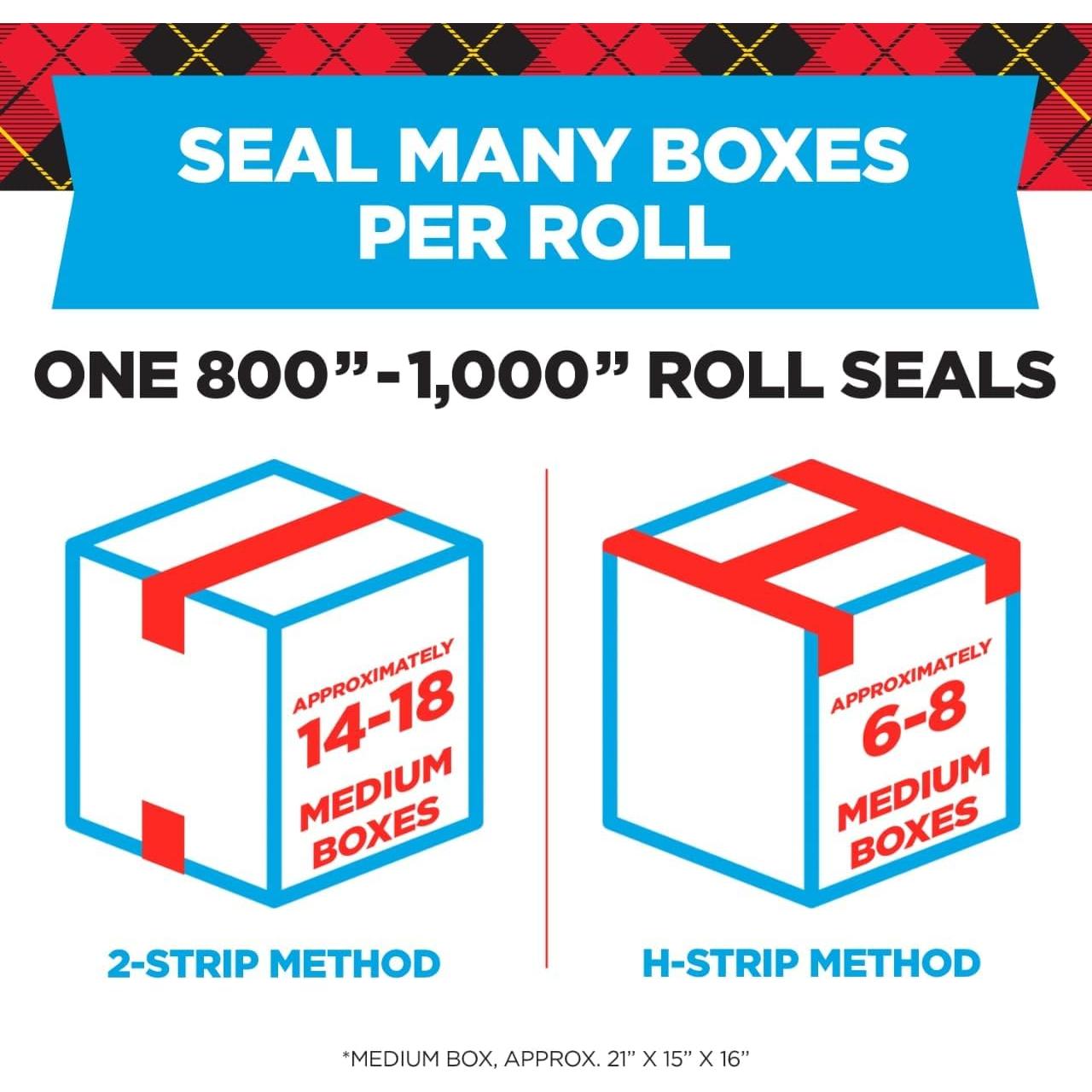 Cinta de Embalaje Scotch Alta Resistencia 3 Rollos 1.71m