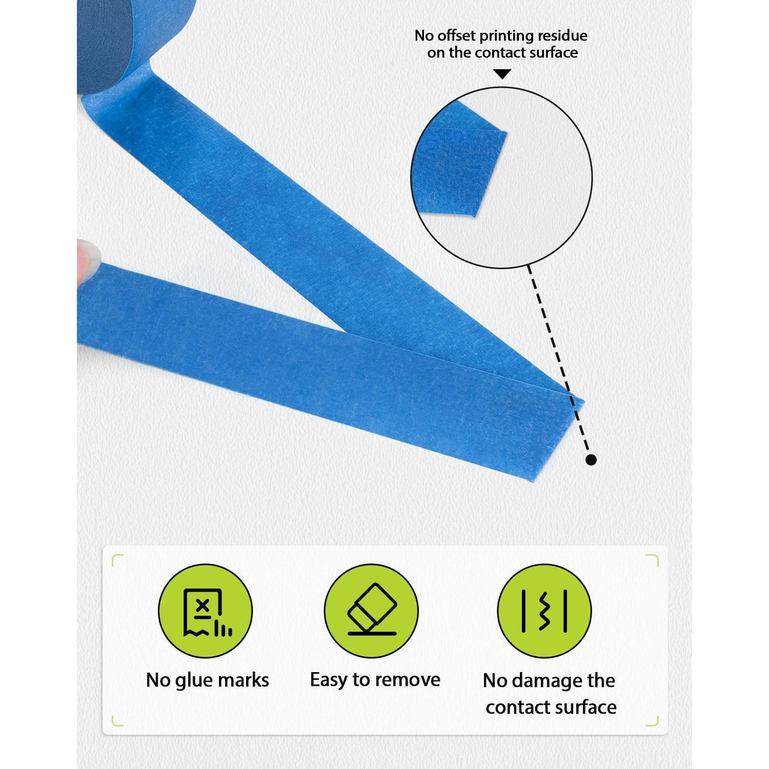 Cinta de Pintor Lzerking 16 Rollos 960 Yardas 2.39 cm x 54.86 m