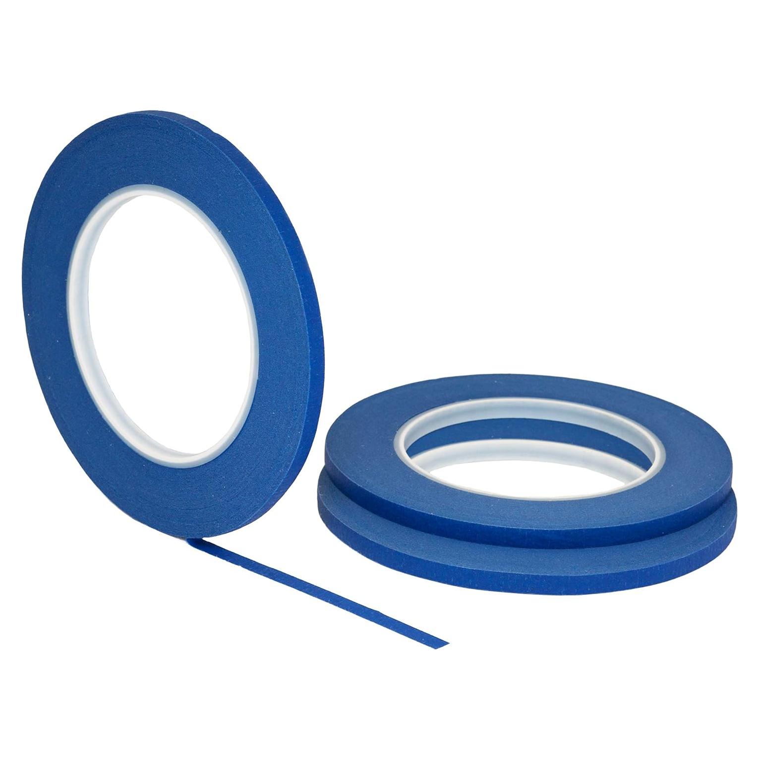 Cinta de Pintor STIKK - Paquete de 3 Cintas Azules 0.6 cm x 54.86 m