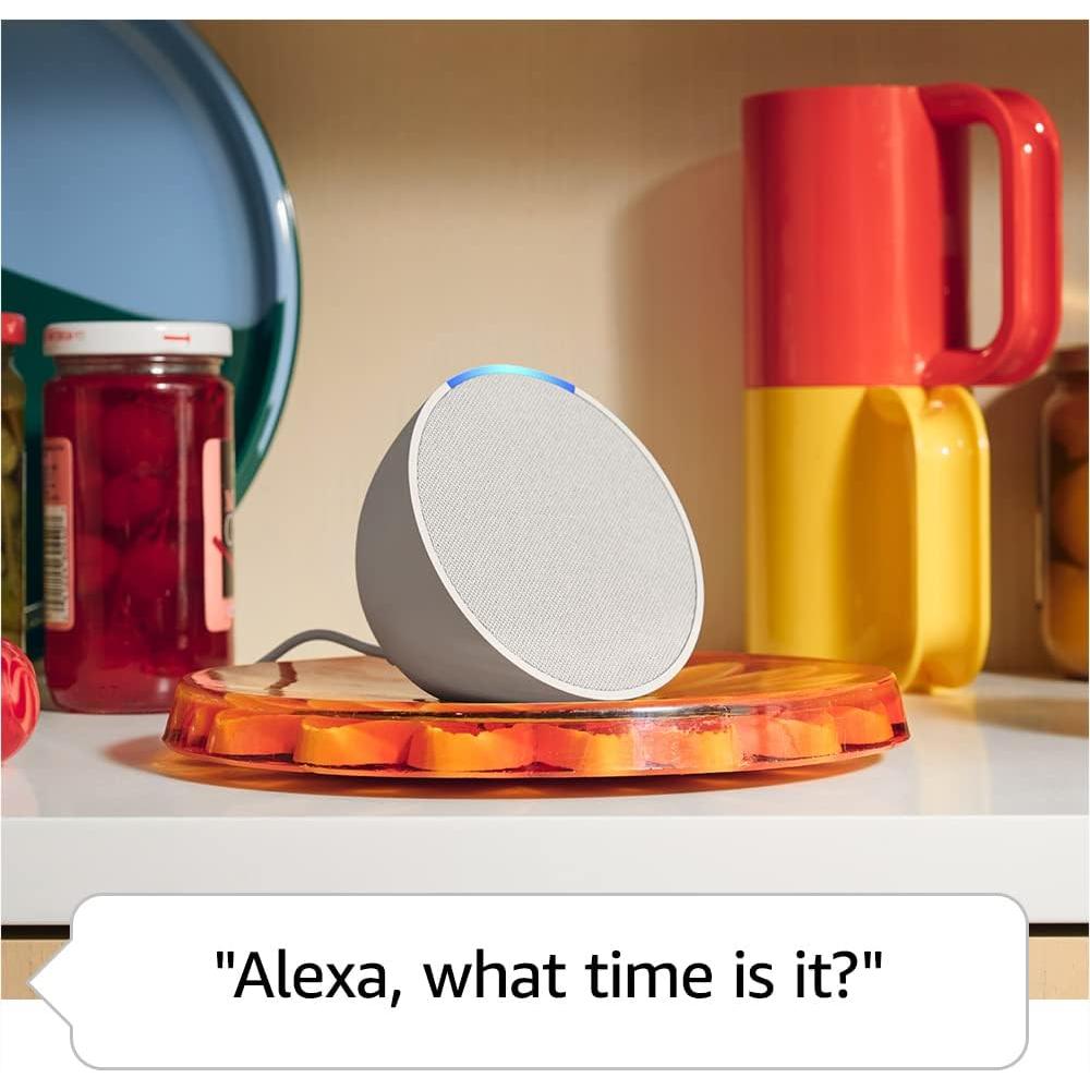 Like-New Amazon Echo Pop (newest model), Our smallest Alexa speaker, Fits in any room, Midnight Teal