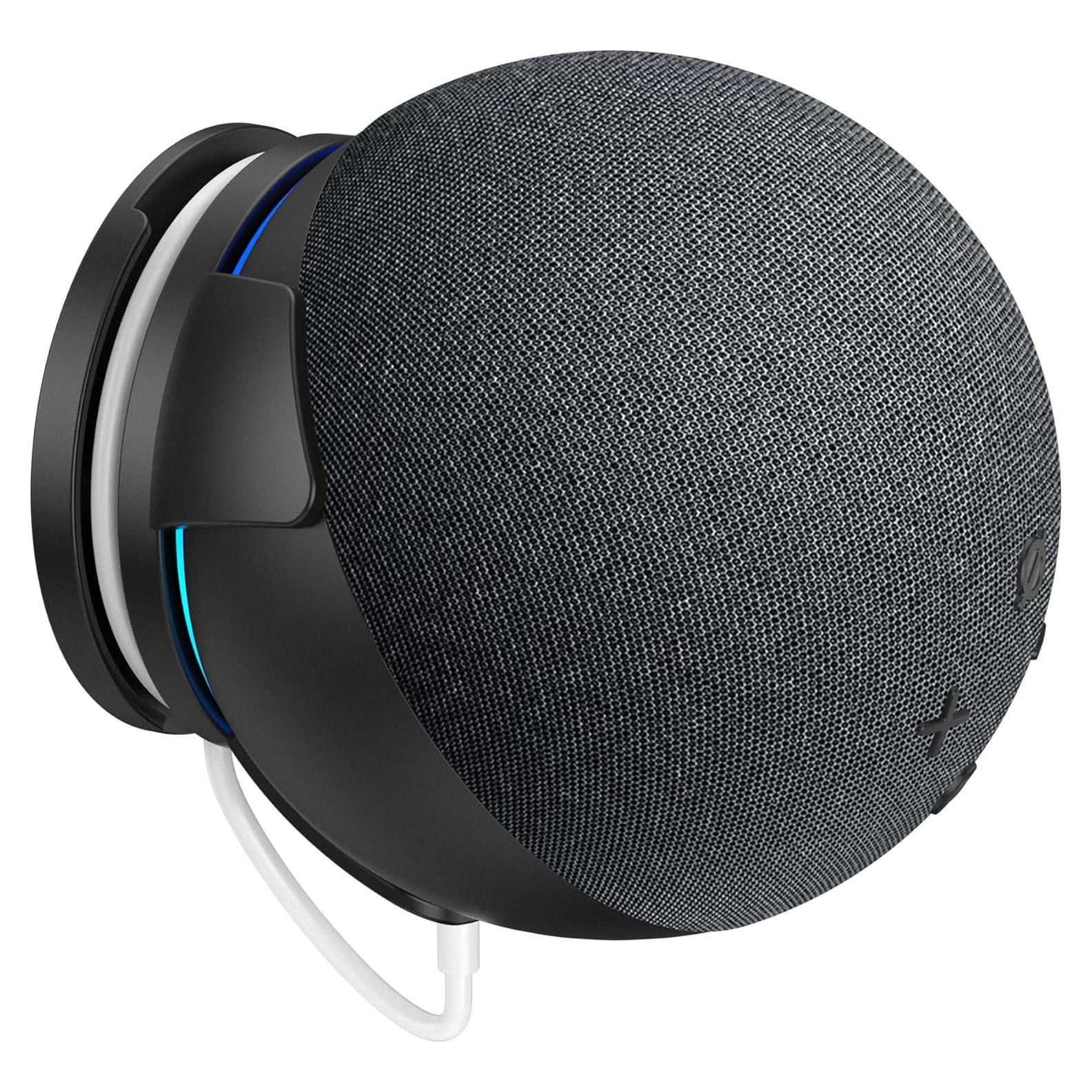Soporte de Pared PlusAcc para Echo Dot 5ta Generación - Negro