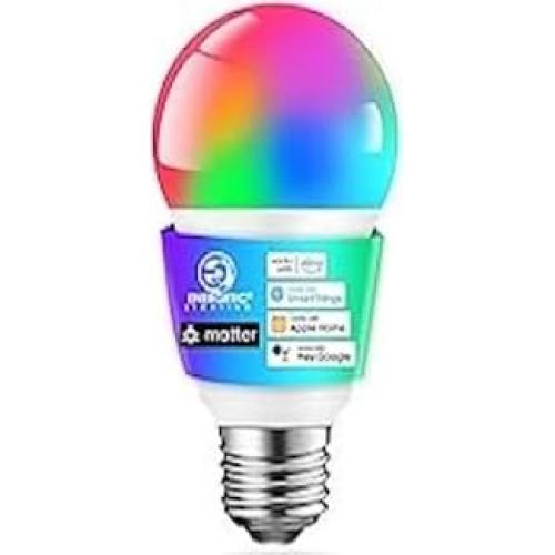 Echo Dot with Energetic Smart Color Bulb