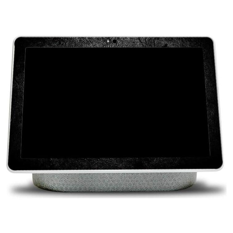 Cubierta de Vinilo Protectora MightySkins para Google Nest Hub Max - Cuero Negro