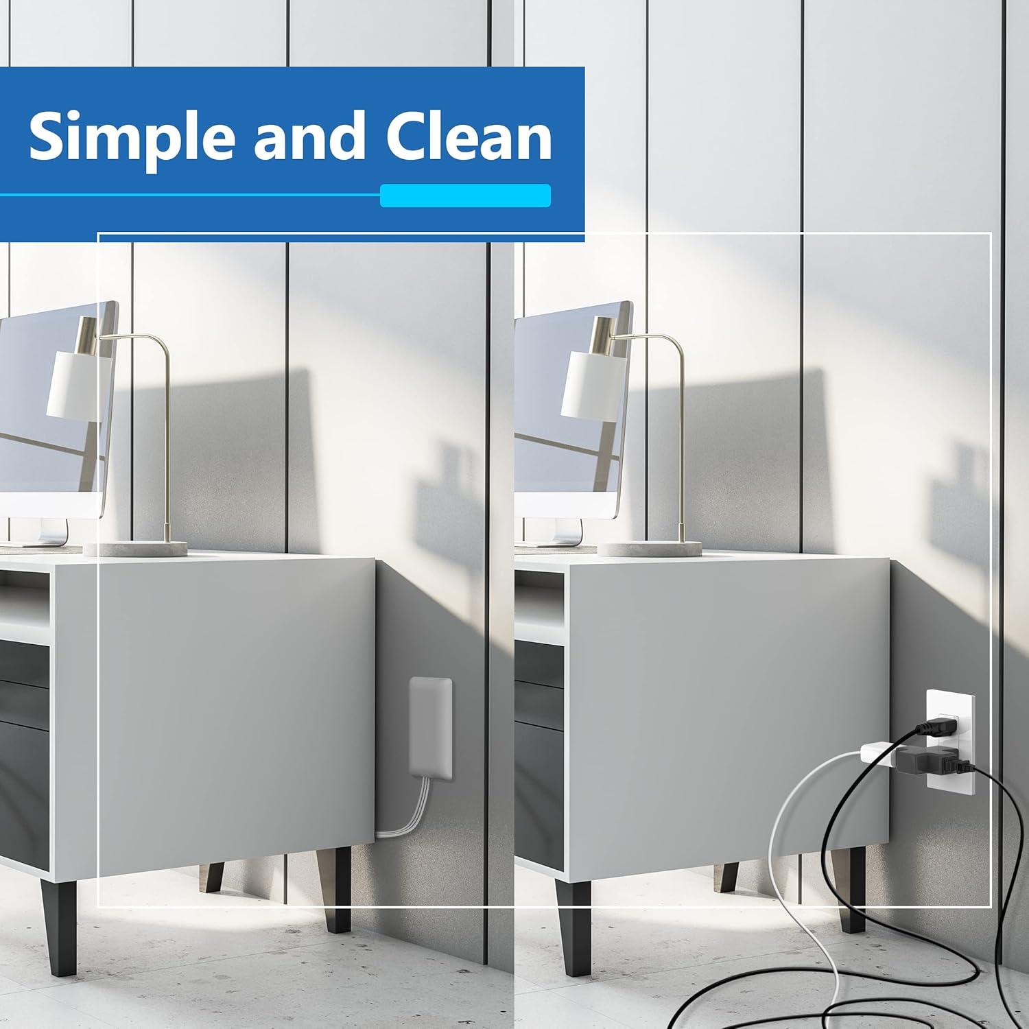 Extensor de Salida LIDER 3 Receptáculos Blanco 0.91m