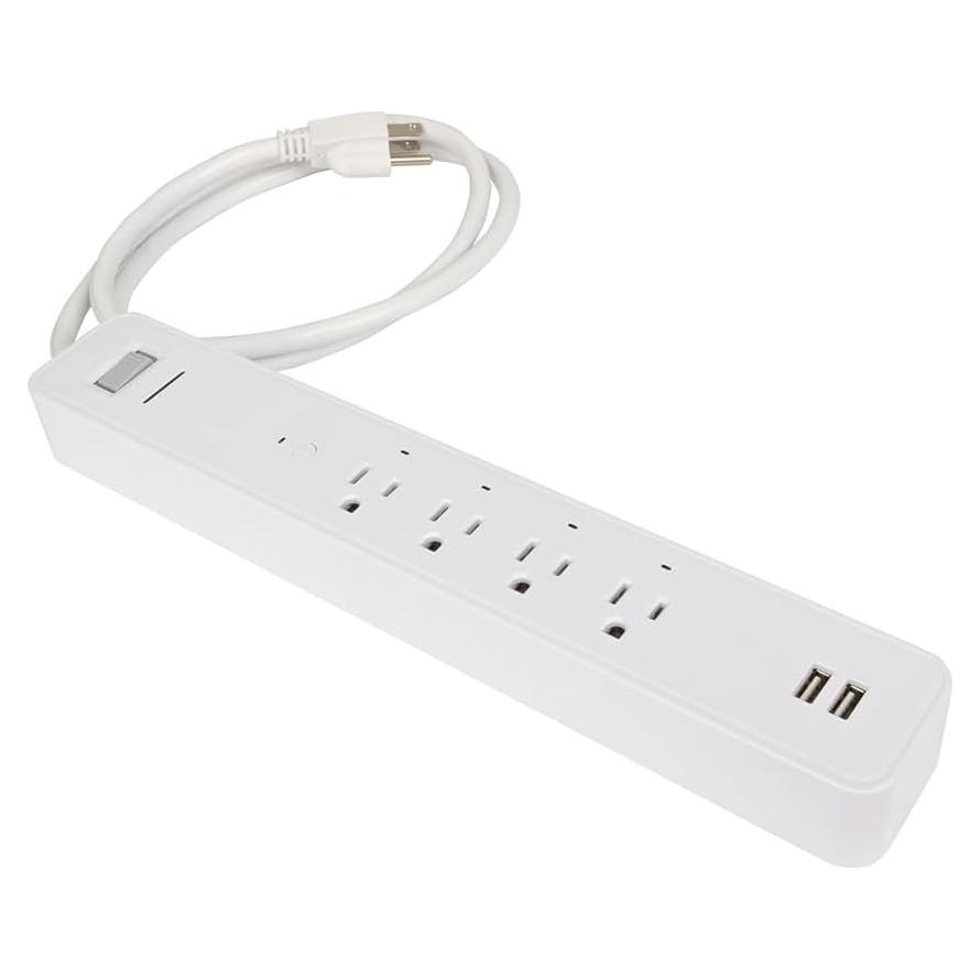 Tira de Energía Inteligente MaxLite APS-6, 4 Salidas AC, 2 USB