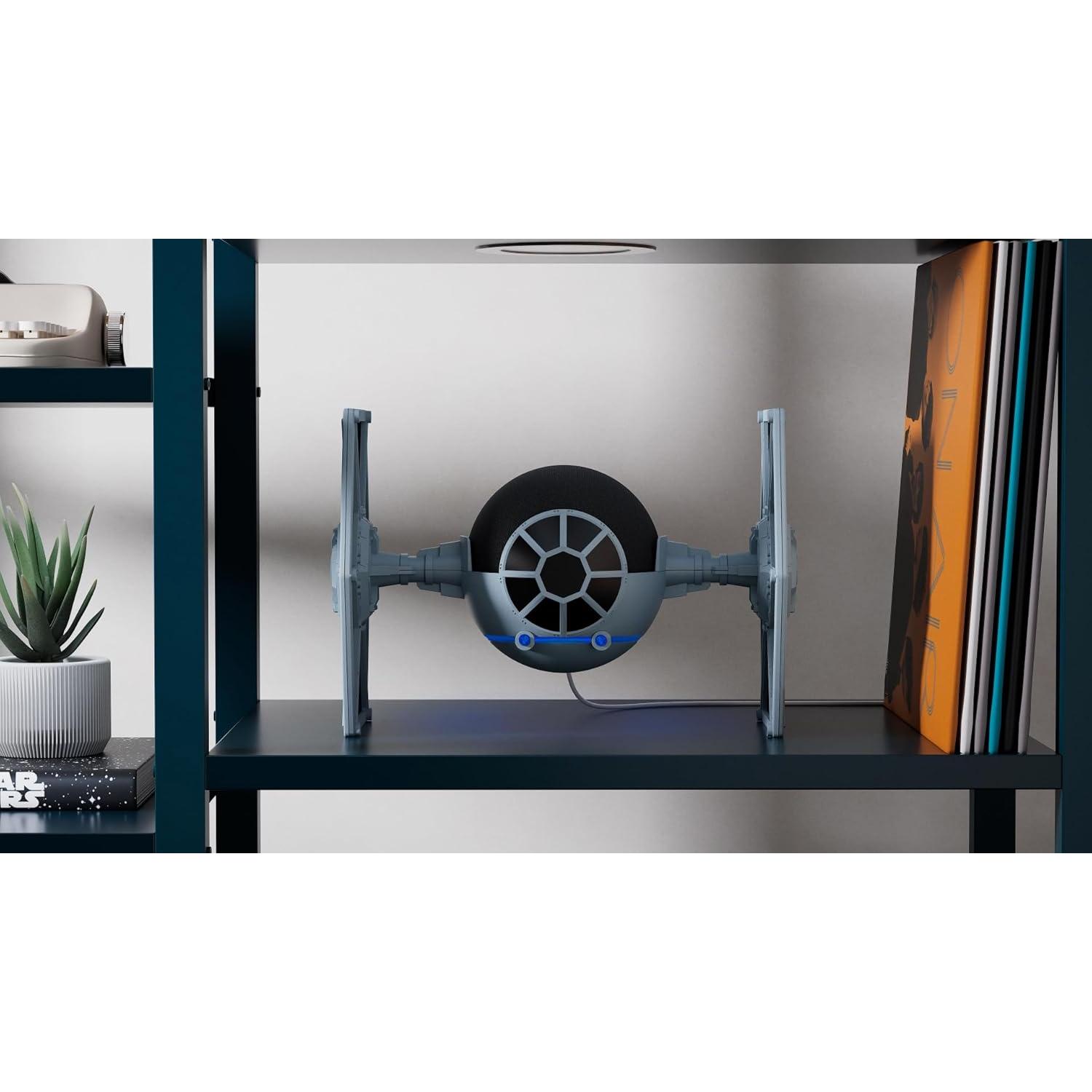 STAR WARS Echo Dot Bundle: Includes Echo Dot (5th Gen, 2022 release) | Charcoal and Limited Edition STAR WARS TIE Fighter Stand