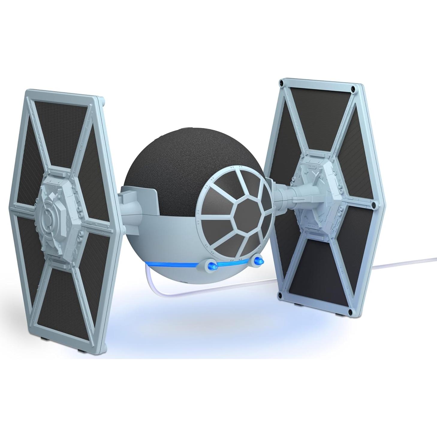 STAR WARS Echo Dot Bundle: Includes Echo Dot (5th Gen, 2022 release) | Charcoal and Limited Edition STAR WARS TIE Fighter Stand