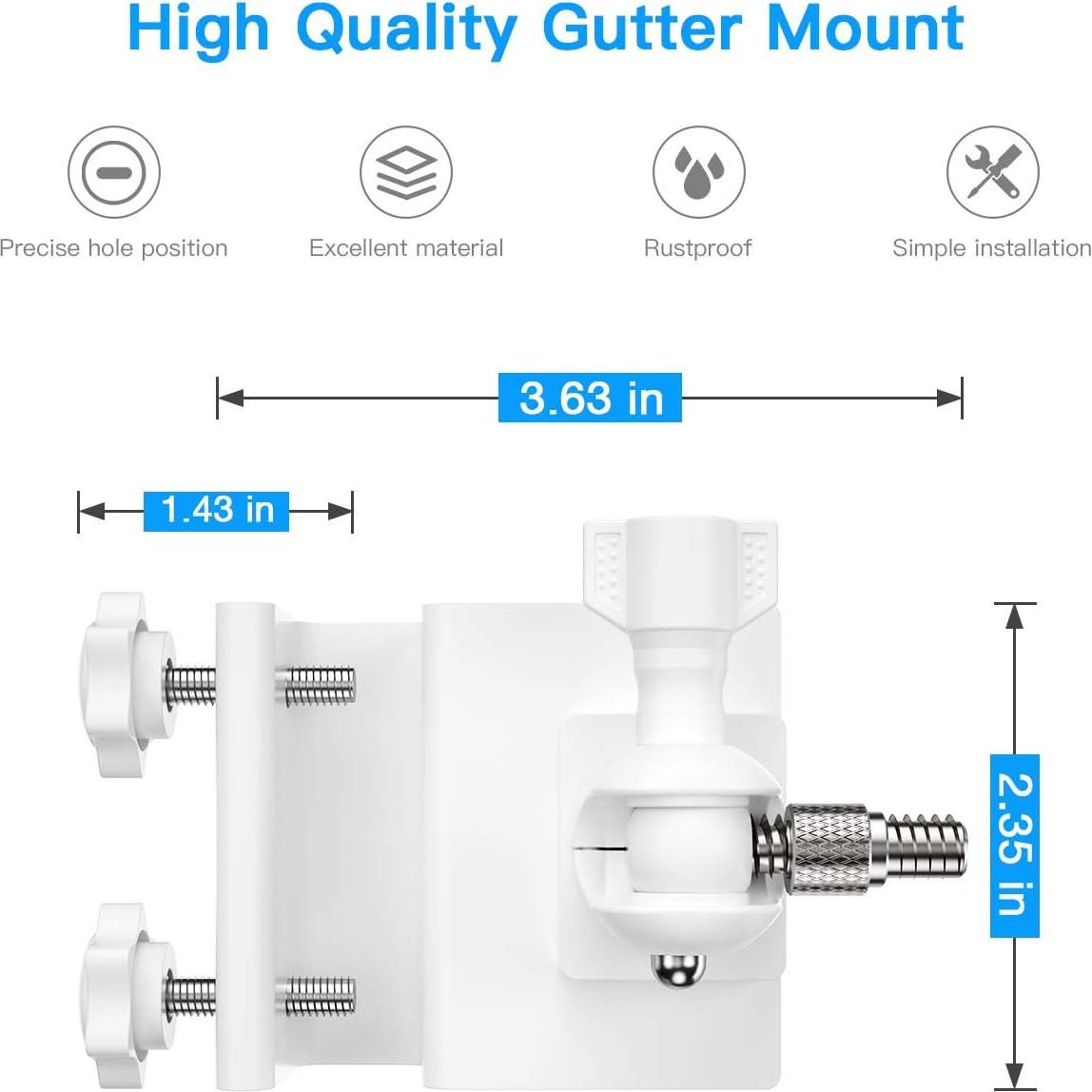 Soporte de canal HOLACA para cámaras Arlo y eufyCam - 2 paquetes