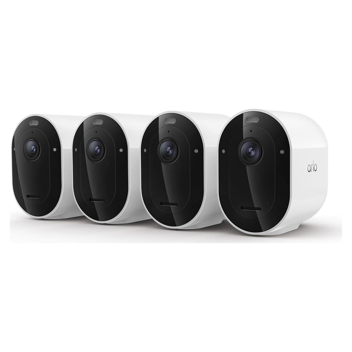 Cámara de Seguridad Arlo Pro 2K HDR - 4 Cámaras, Batería, 160°